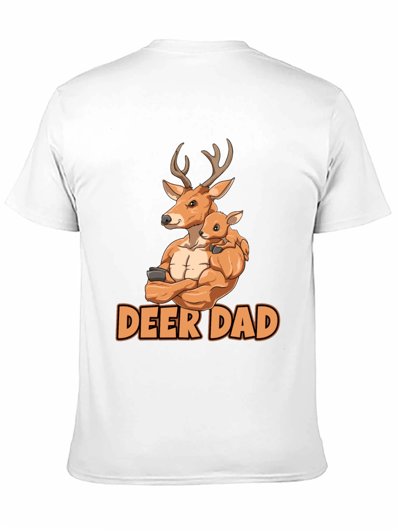 Deer Dad Graphic Tee - Fathers Day Gift
