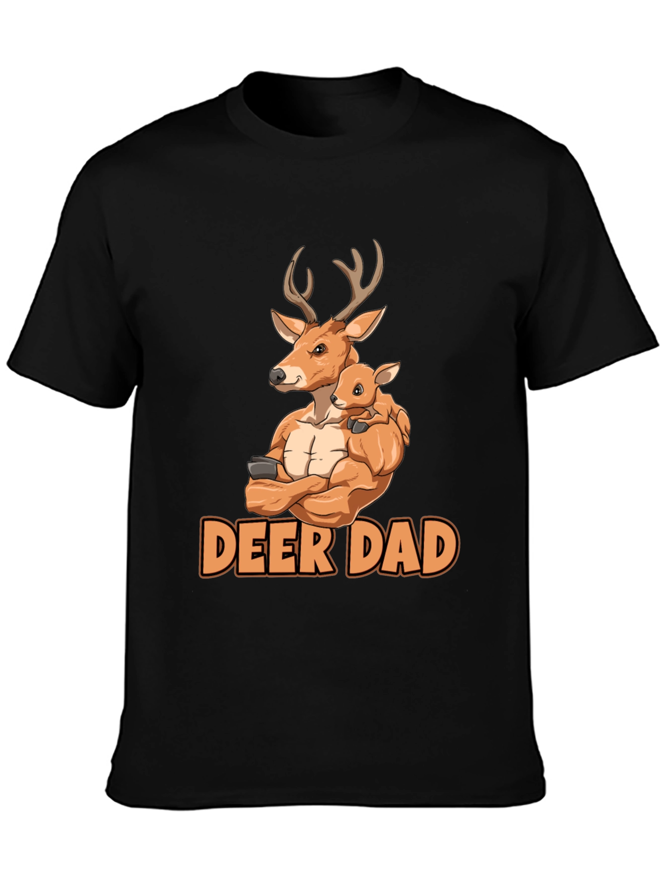 Deer Dad Graphic Tee - Fathers Day Gift
