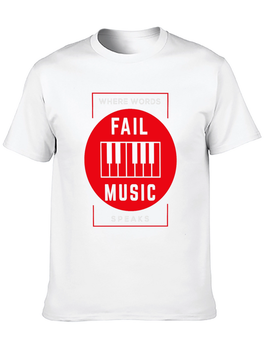 Music Speaks T-Shirt - Where Words Fail