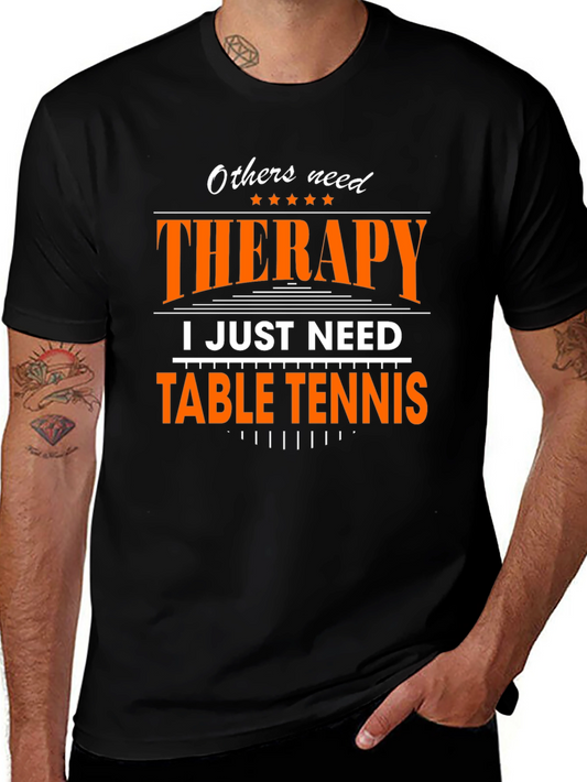 Table Tennis Therapy T-Shirt - Unique Ping Pong Player Gift