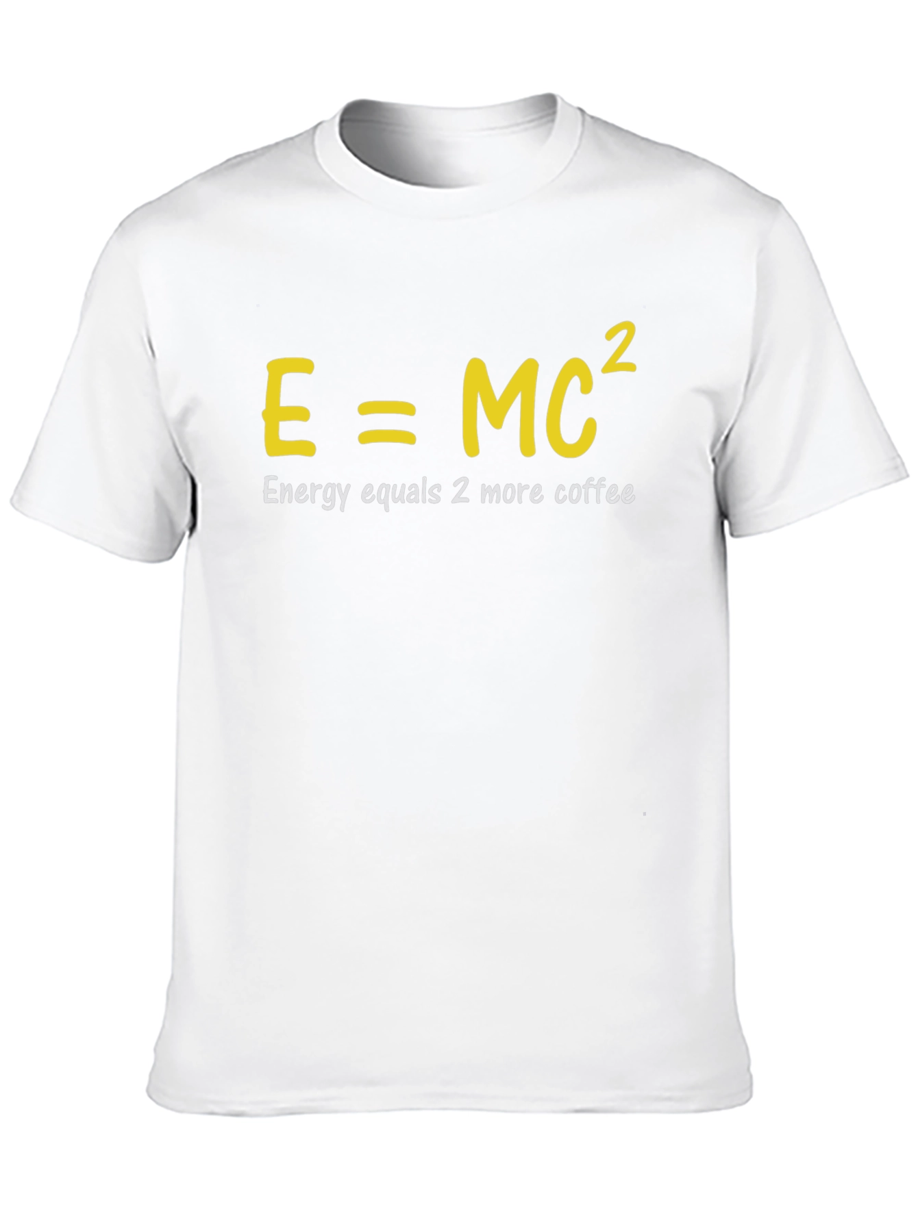 E=MC² Coffee T-Shirt - Science Lovers Tee