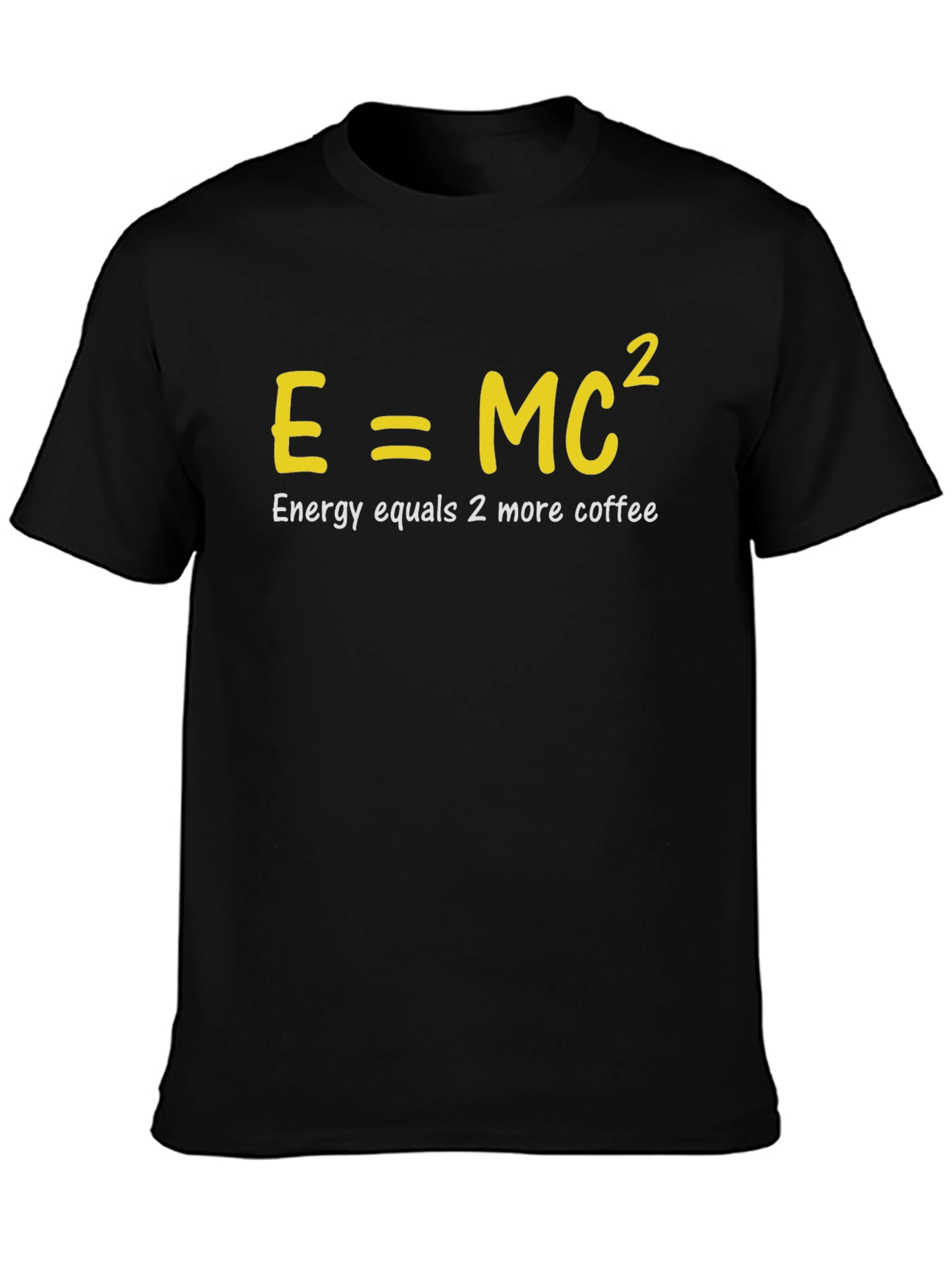 E=MC² Coffee T-Shirt - Science Lovers Tee