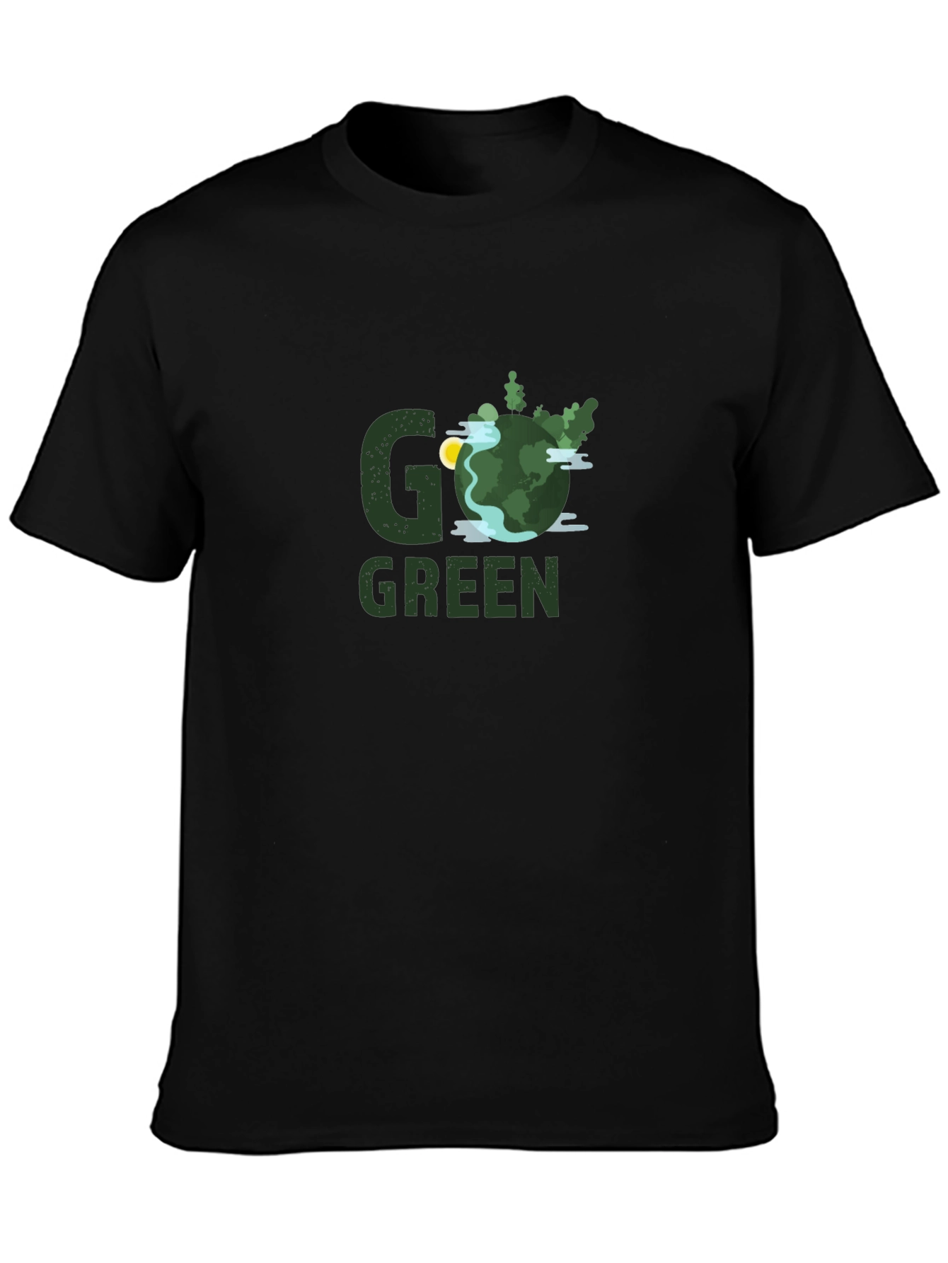 Go Green Graphic Tee - Eco-Friendly Design