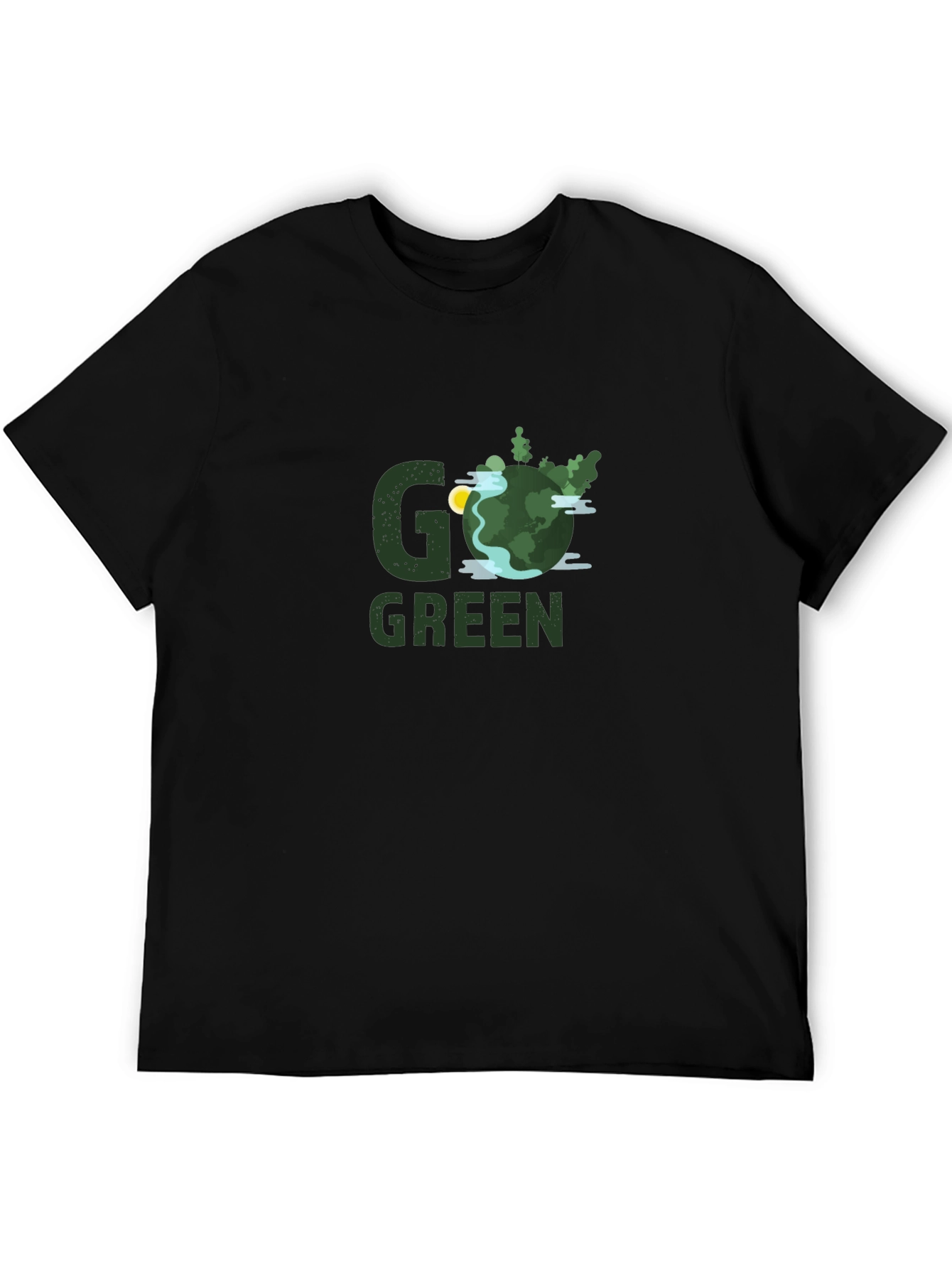 Go Green Graphic Tee - Eco-Friendly Design
