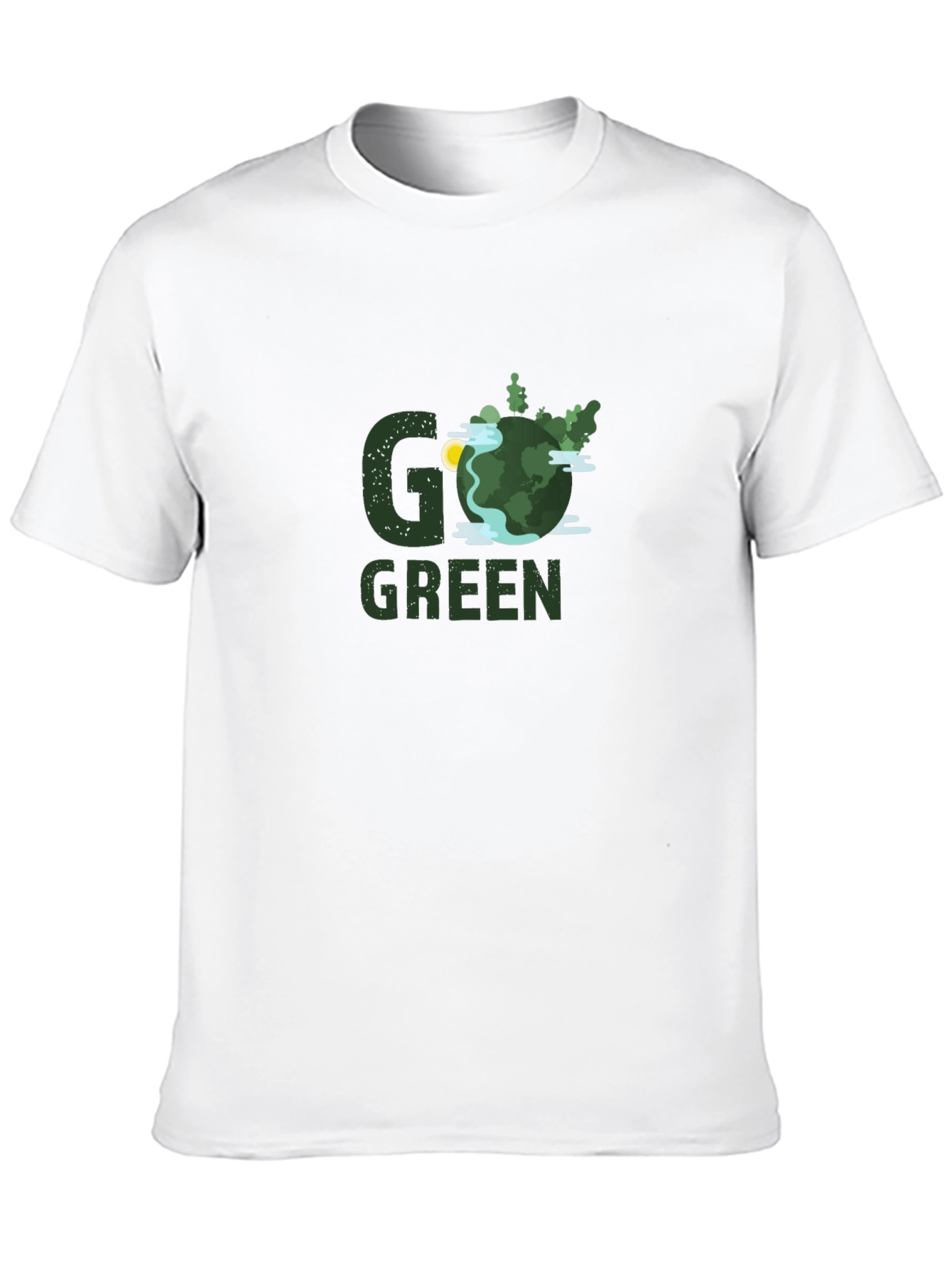 Go Green Graphic Tee - Eco-Friendly Design