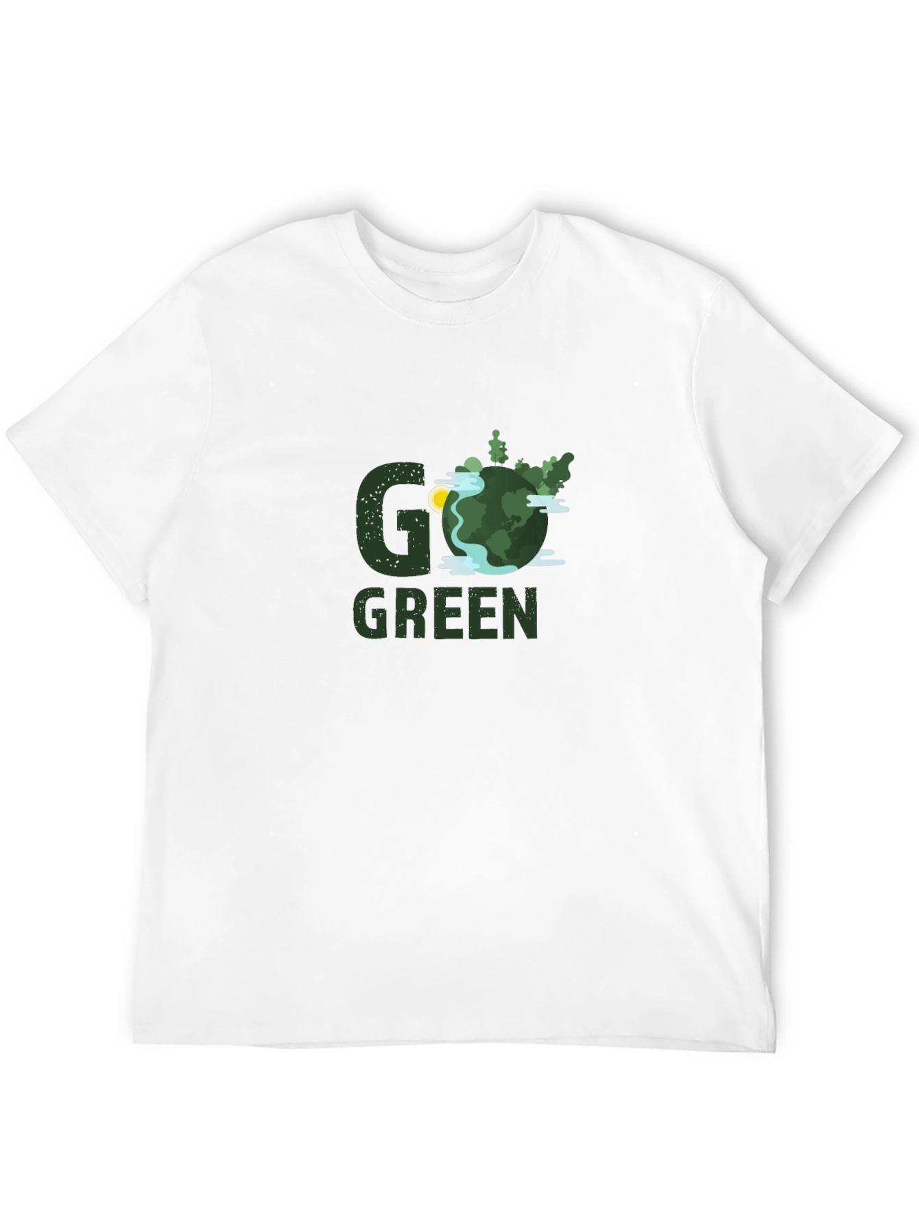 Go Green Graphic Tee - Eco-Friendly Design