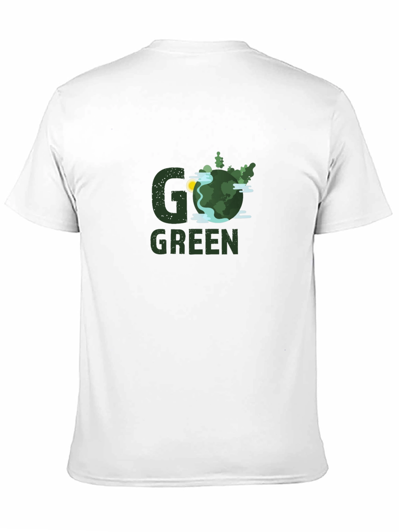Go Green Graphic Tee - Eco-Friendly Design