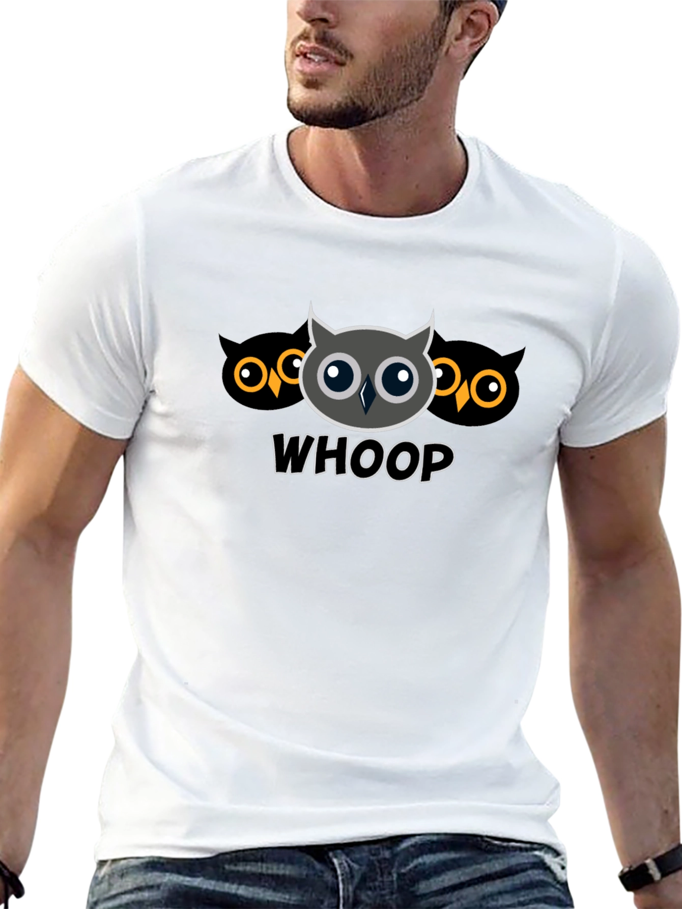 Whoop Owl T-Shirt - Fun Cartoon Graphic Tee