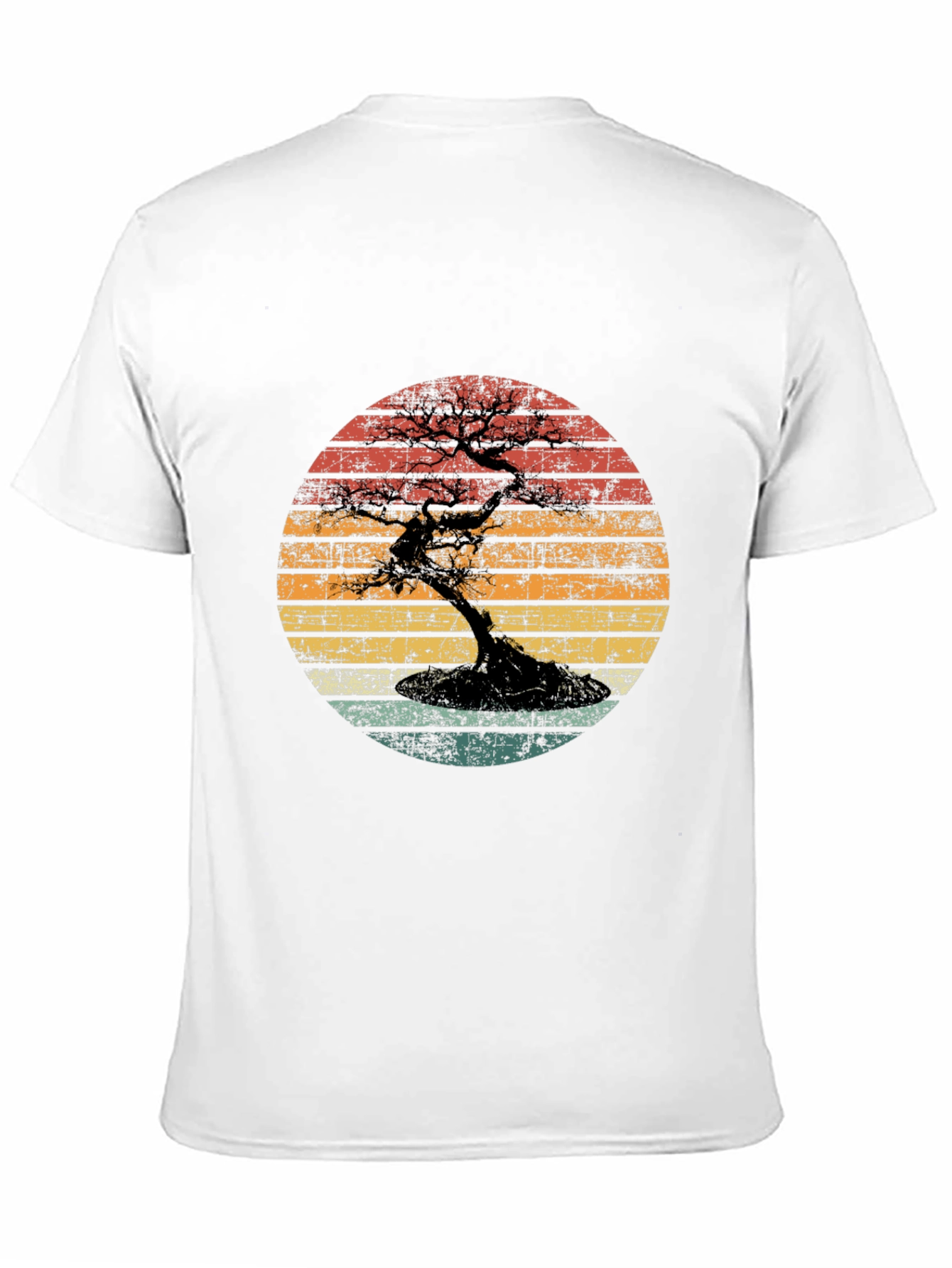 Bonsai Sunset Graphic Tee - Unique Design