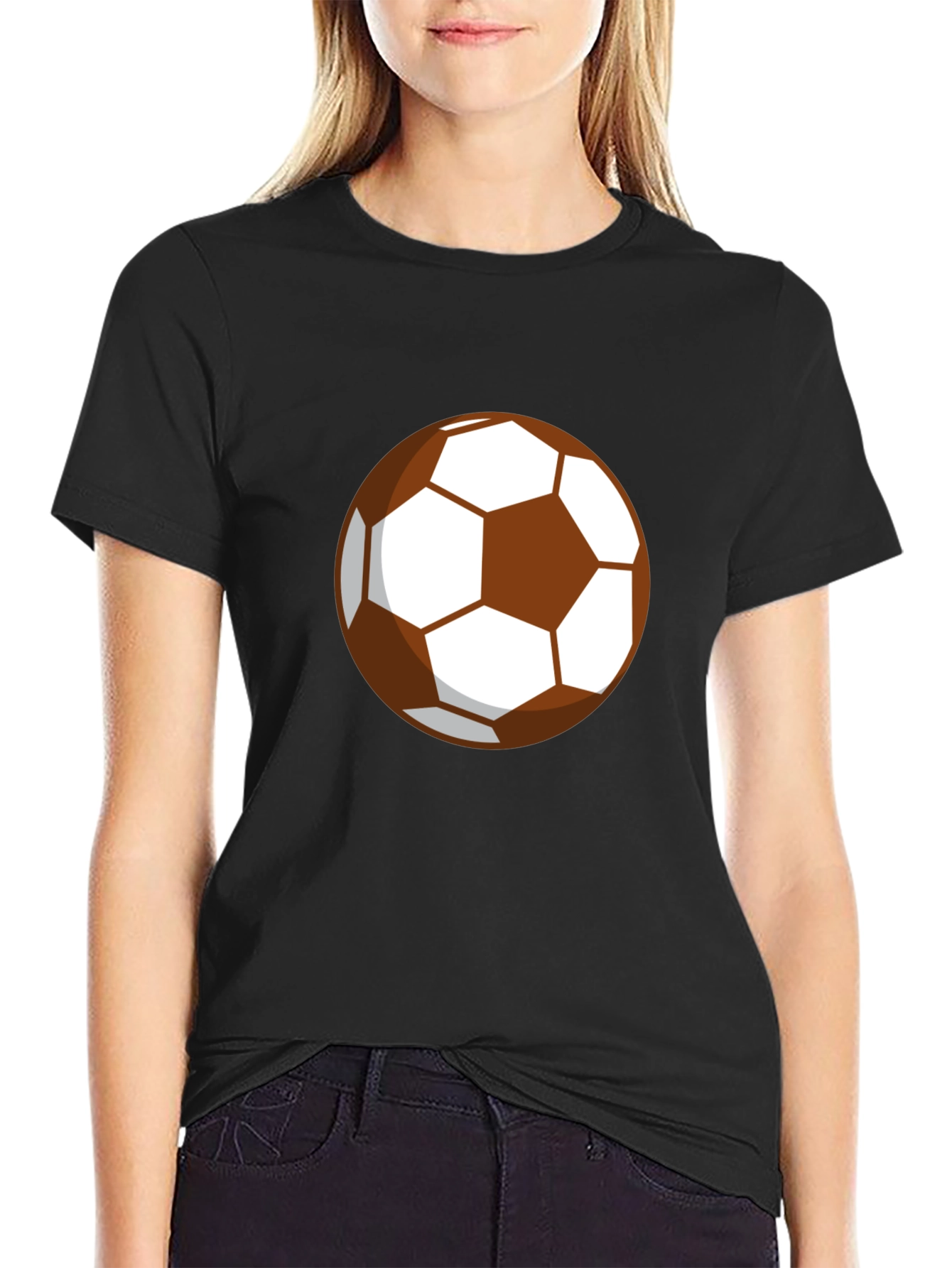 Soccer Ball Graphic Tee - Casual Style