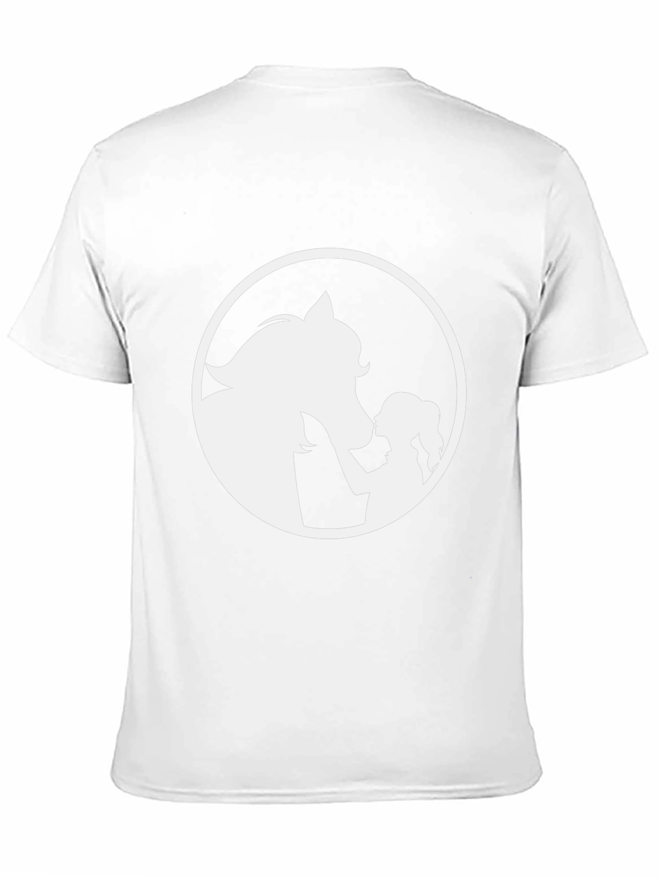 Horse & Girl Graphic Tee - Black