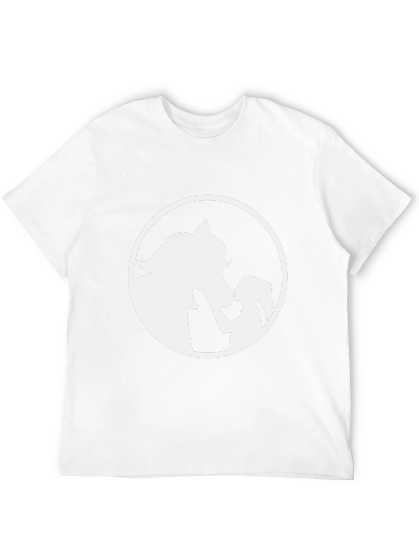 Horse & Girl Graphic Tee - Black