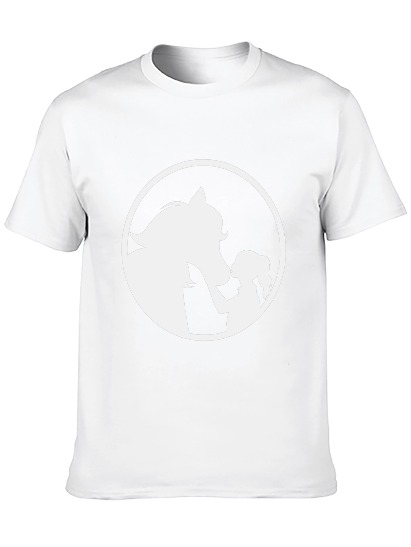 Horse & Girl Graphic Tee - Black