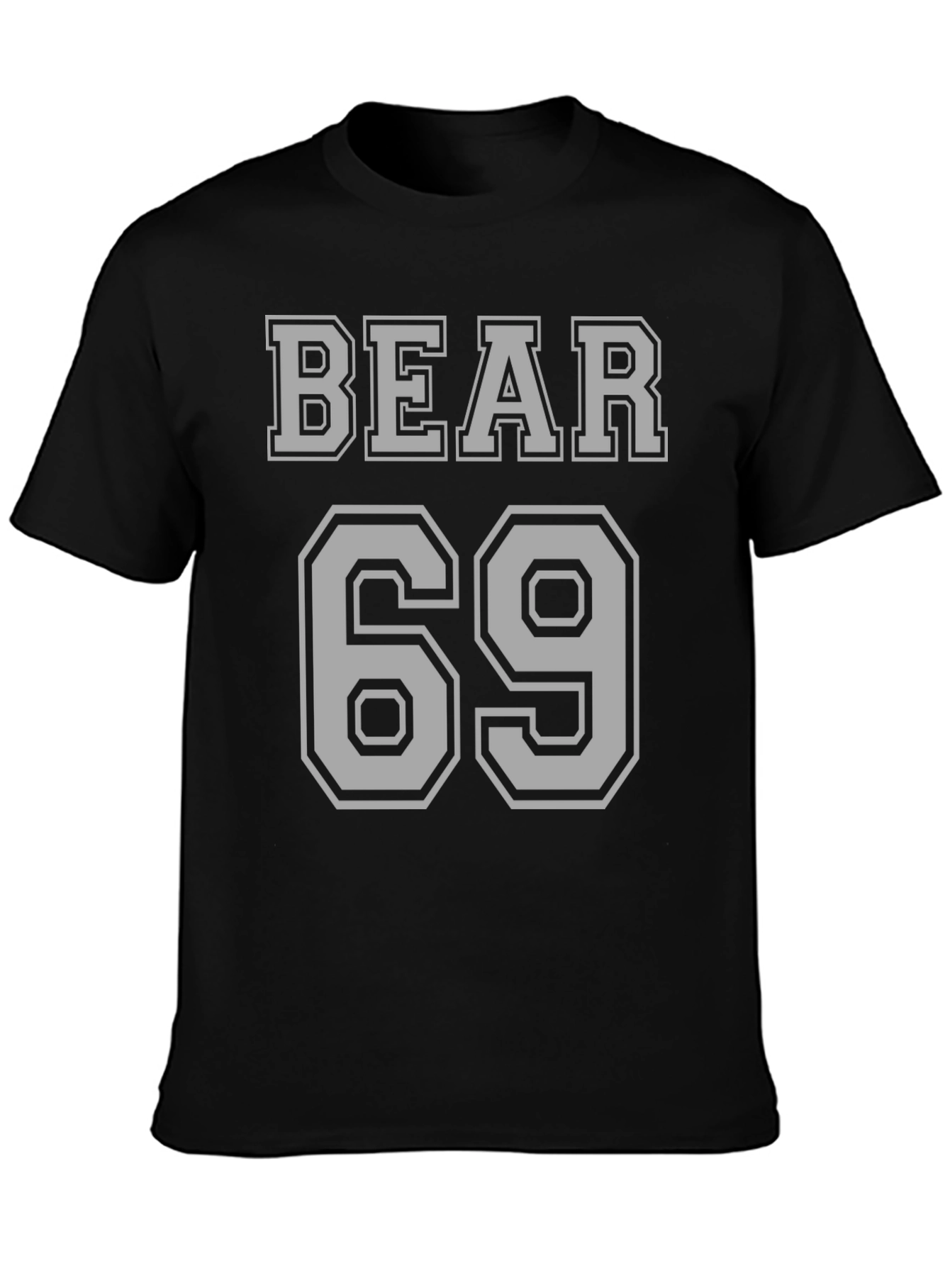 Bear 69 Graphic T-Shirt - Black