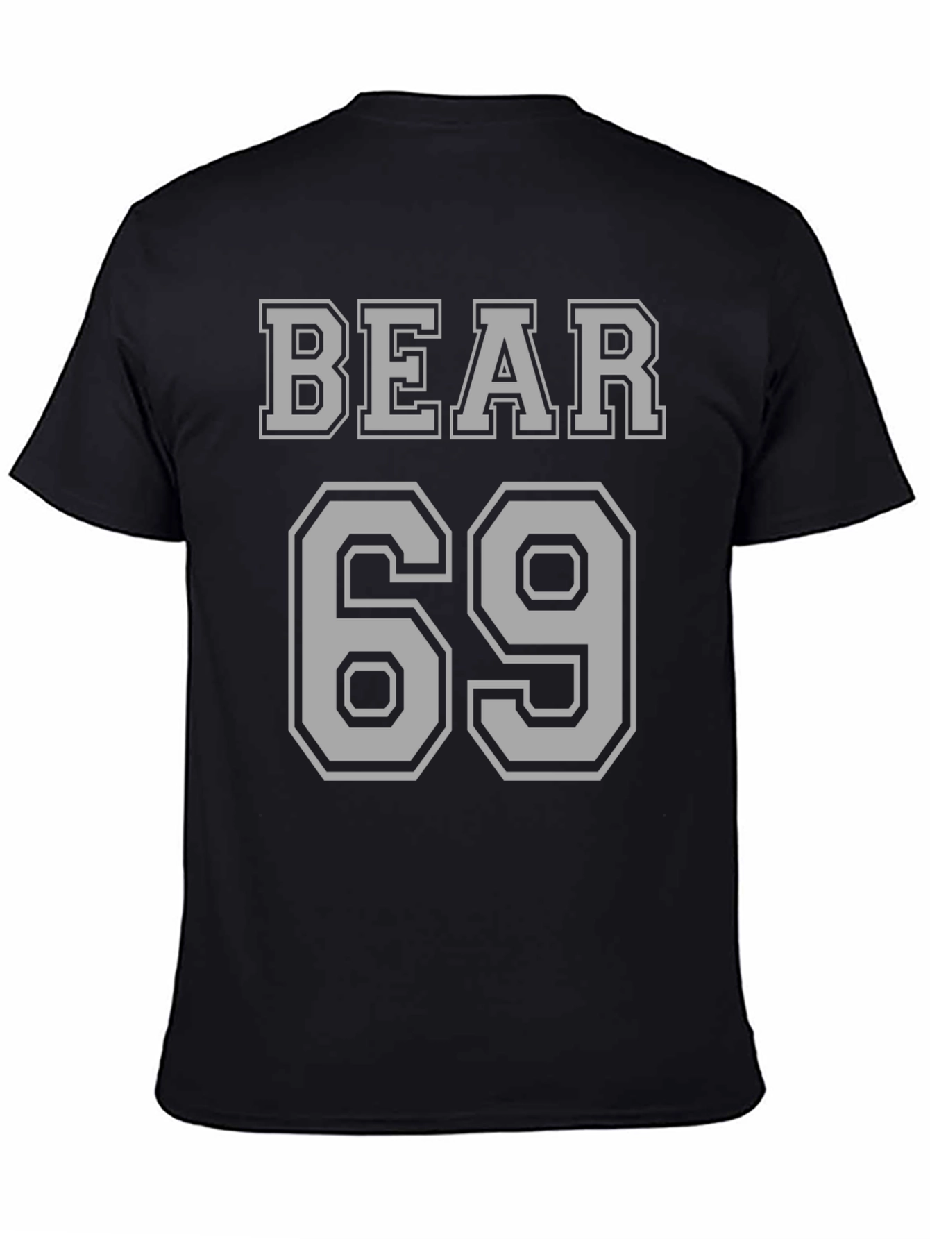 Bear 69 Graphic T-Shirt - Black