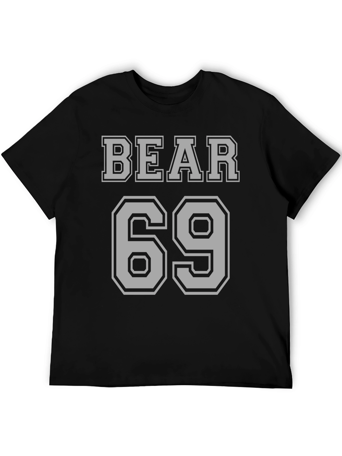 Bear 69 Graphic T-Shirt - Black