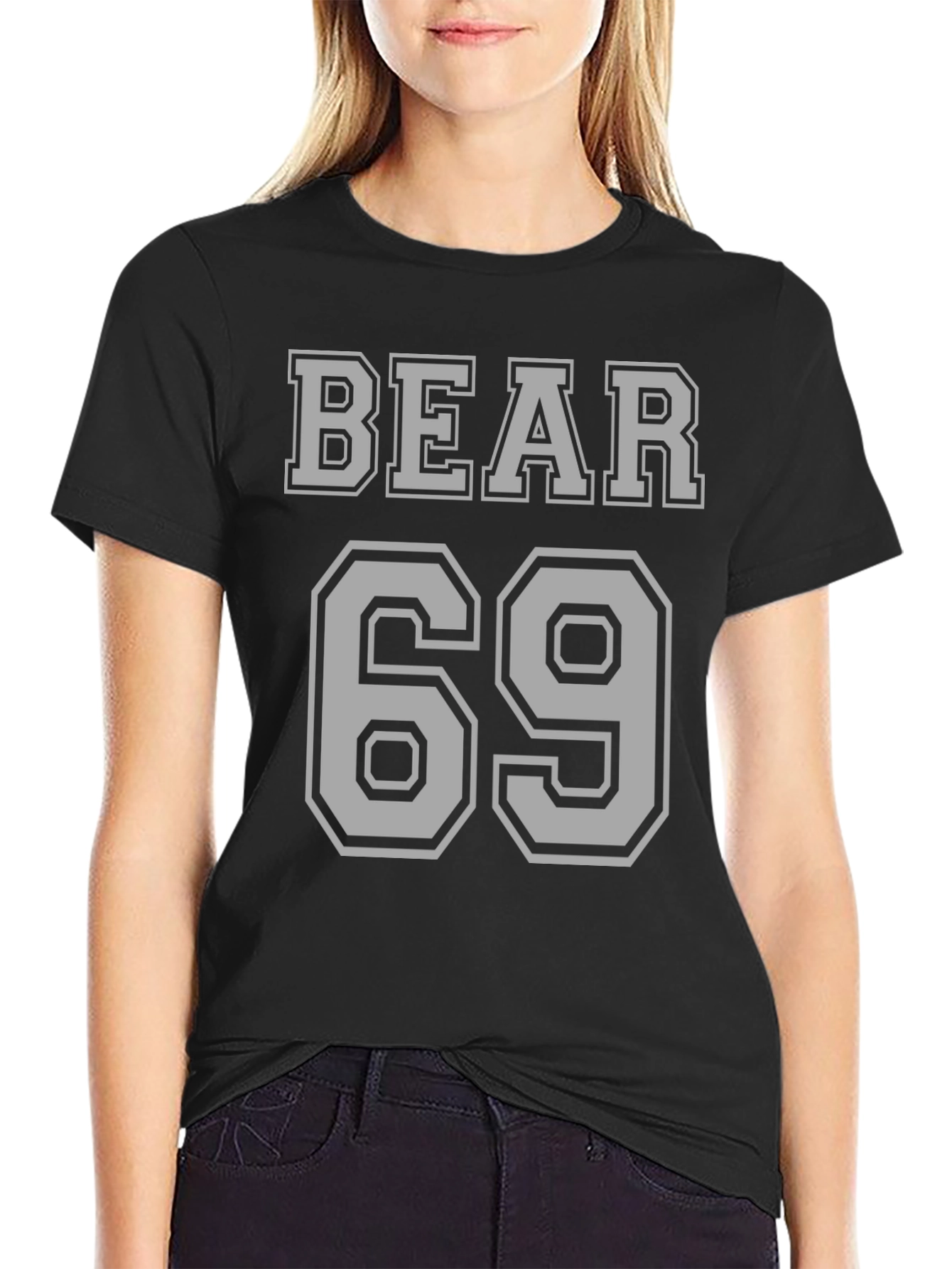 Bear 69 Graphic T-Shirt - Black