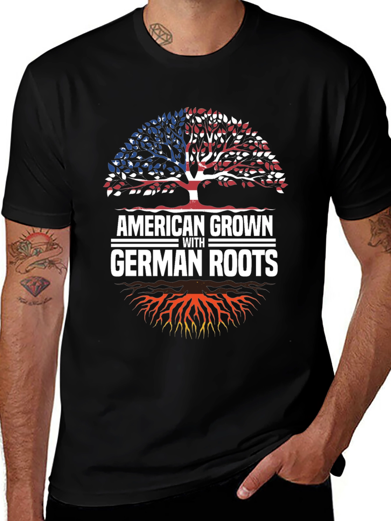 American Grown with German Roots T-Shirt