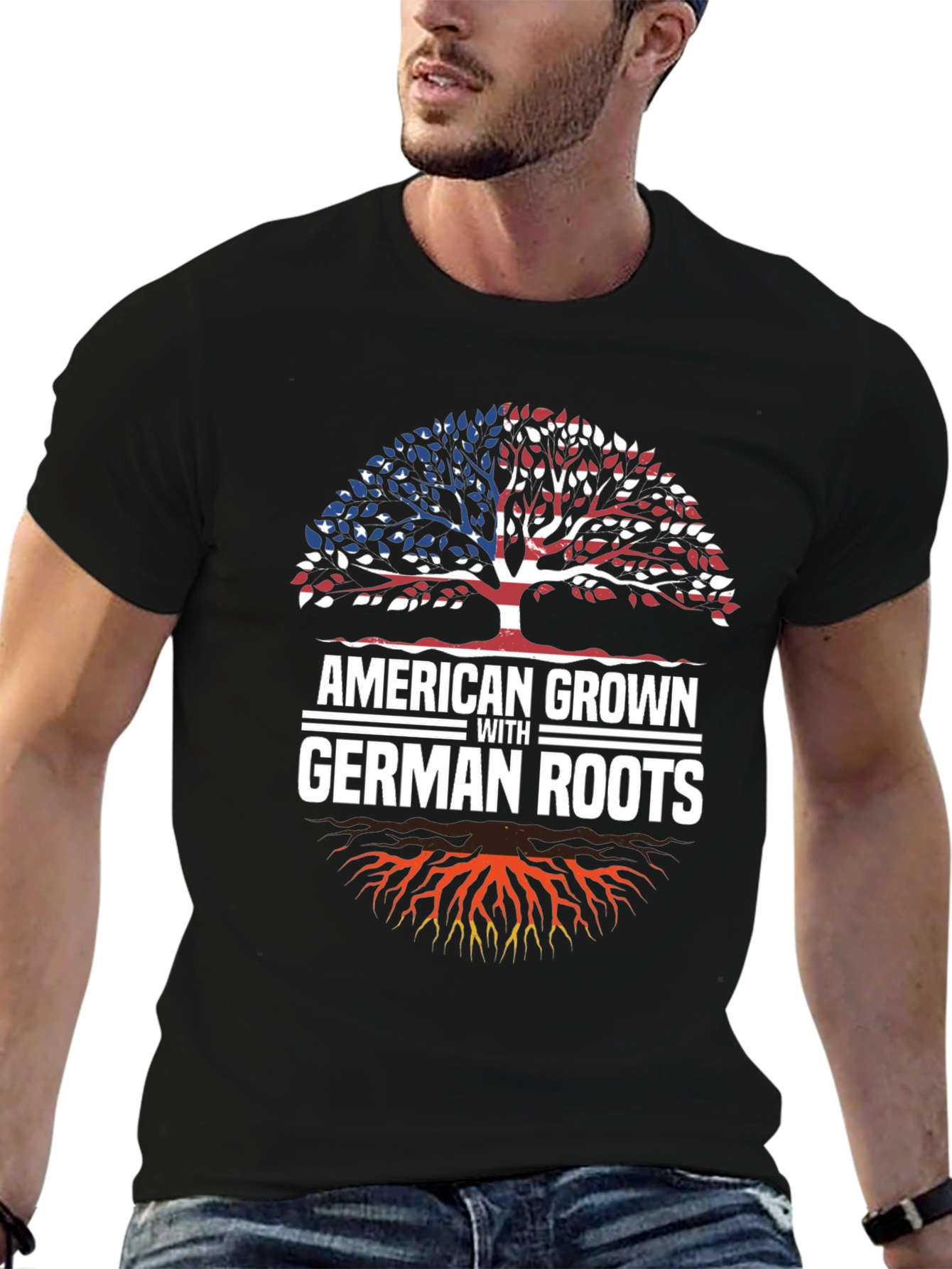 American Grown with German Roots T-Shirt