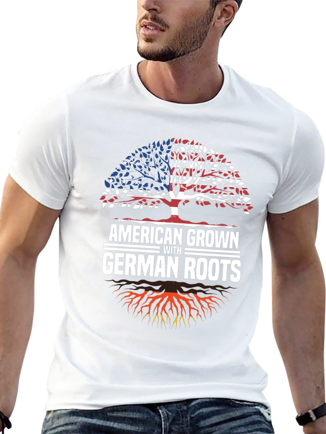 American Grown with German Roots T-Shirt