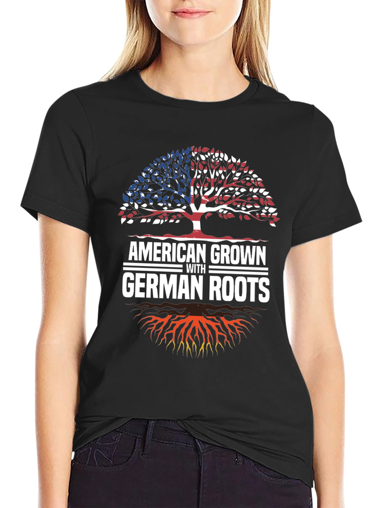 American Grown with German Roots T-Shirt