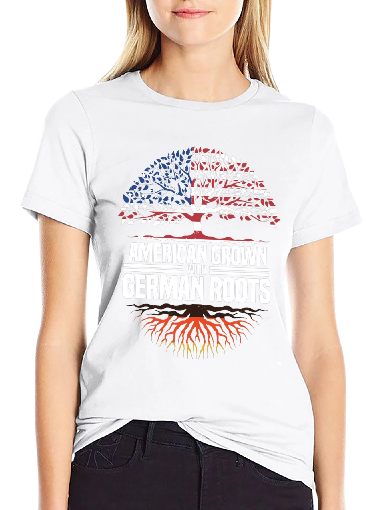 American Grown with German Roots T-Shirt