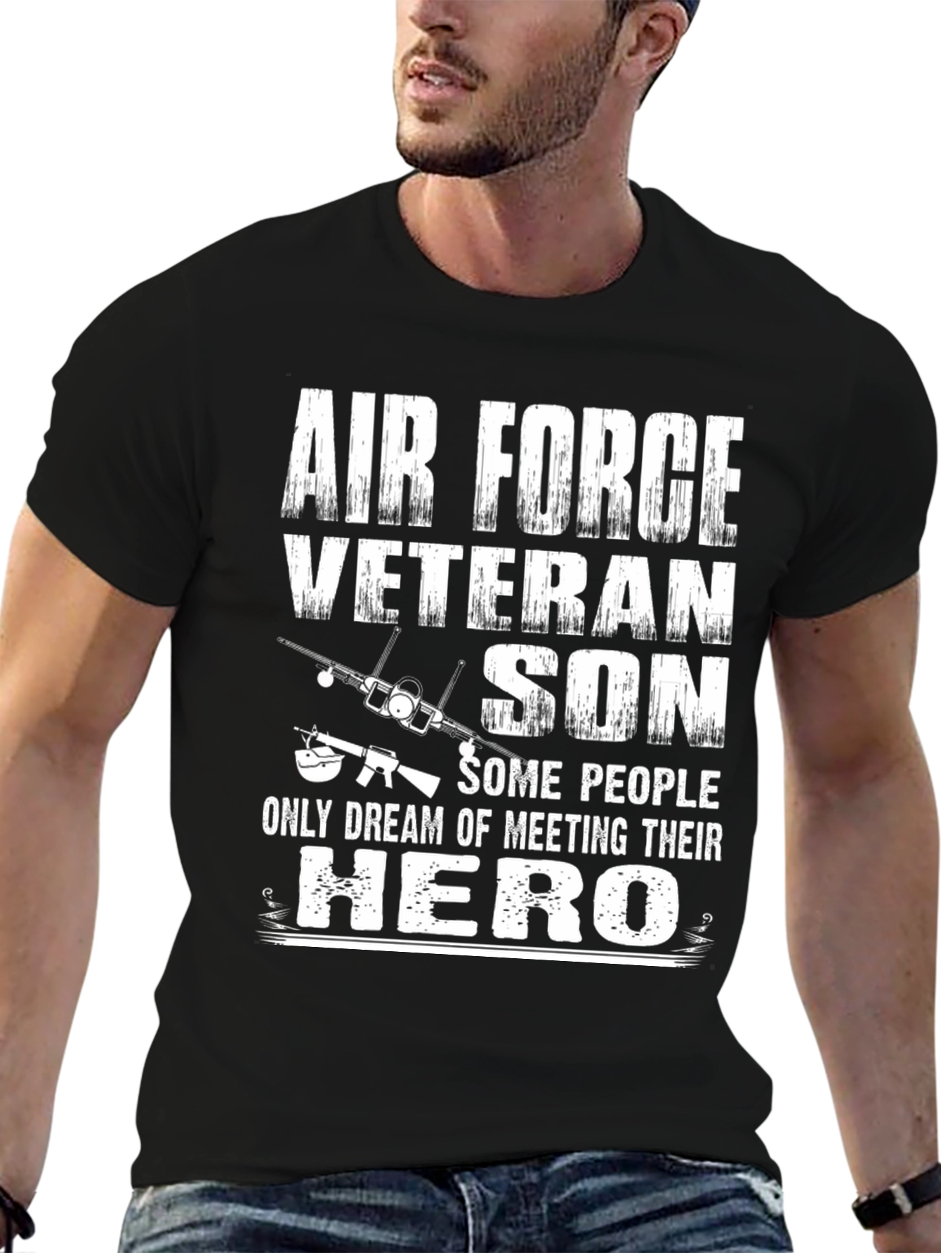 Air Force Veteran Son T-Shirt - Hero Design