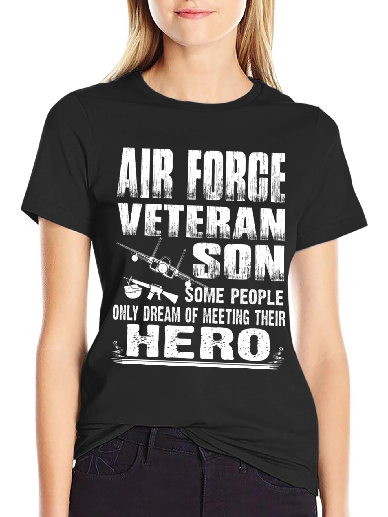 Air Force Veteran Son T-Shirt - Hero Design