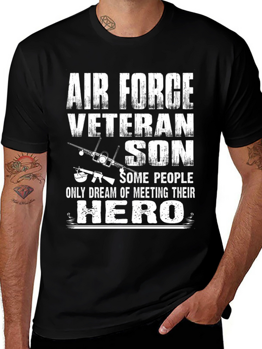 Air Force Veteran Son T-Shirt - Hero Design