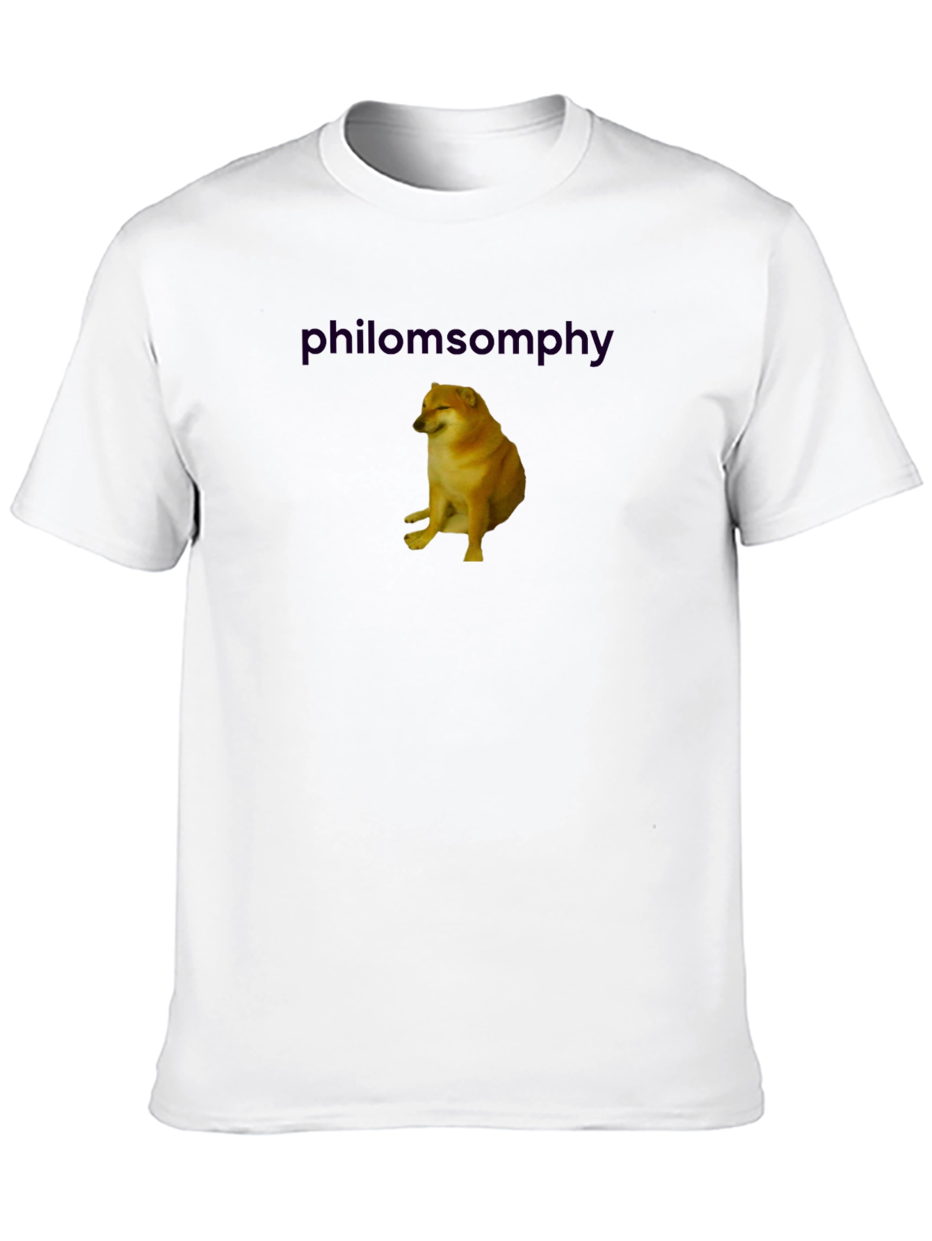 Philomsomphy Dog Meme Graphic T-Shirt