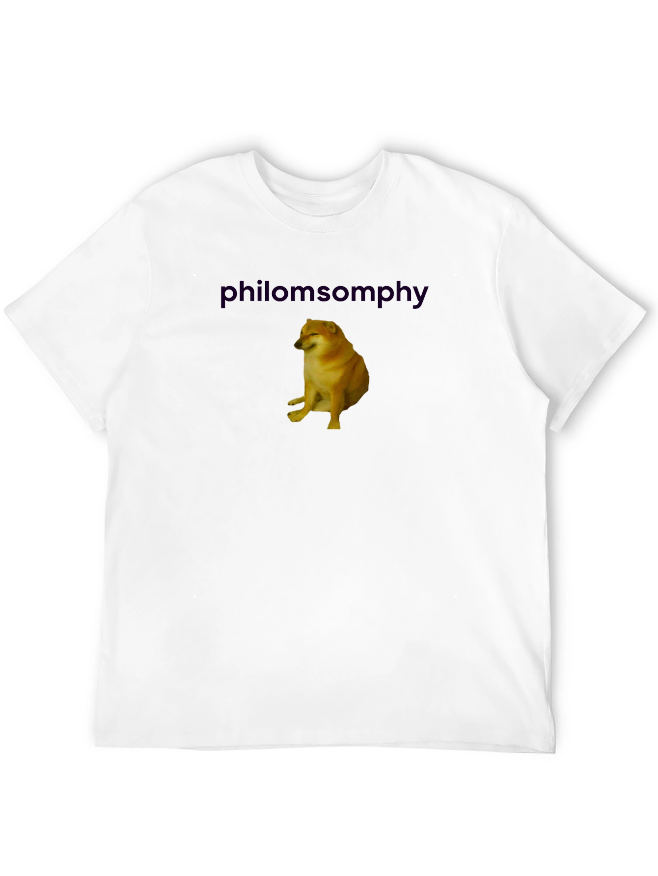 Philomsomphy Dog Meme Graphic T-Shirt