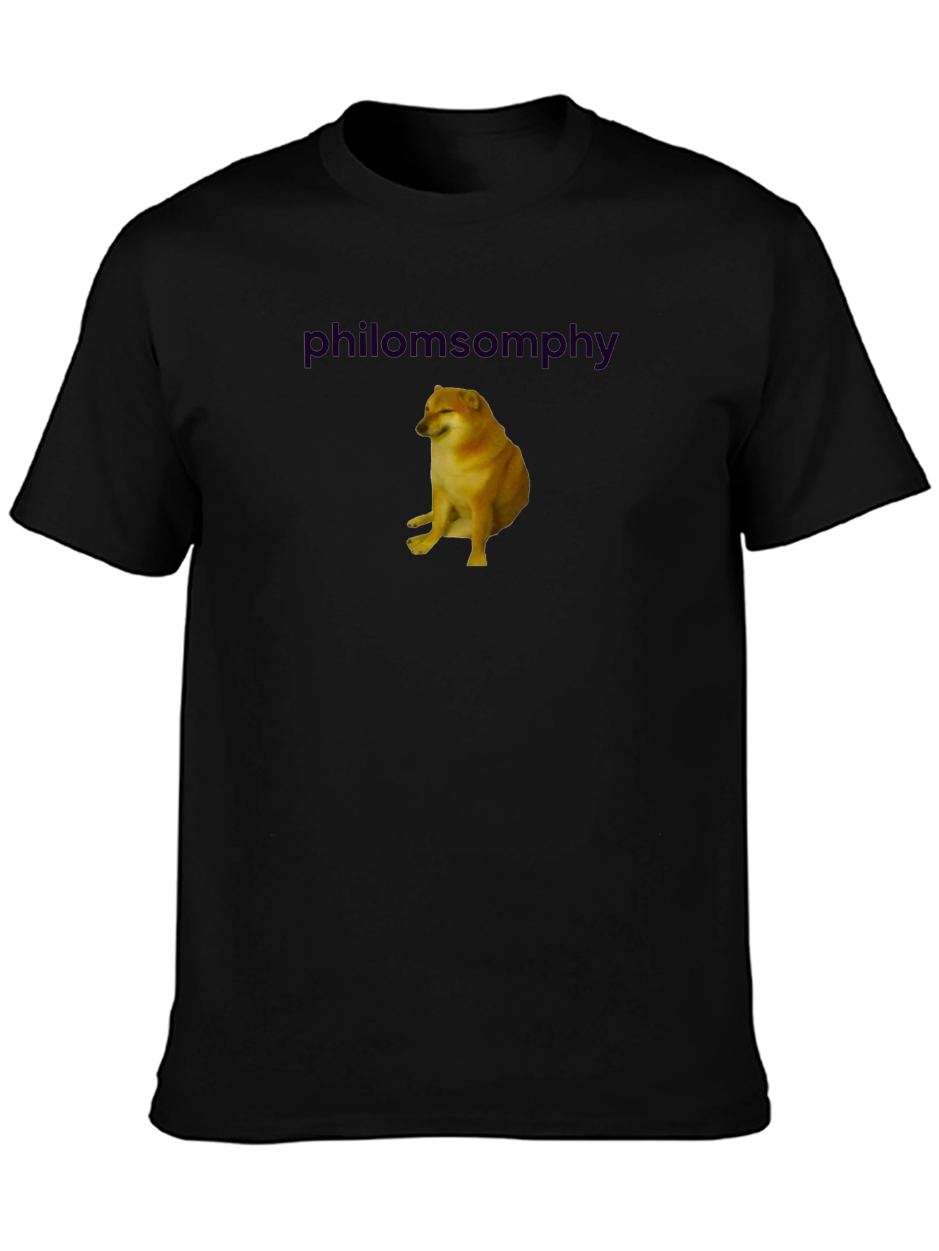 Philomsomphy Dog Meme Graphic T-Shirt