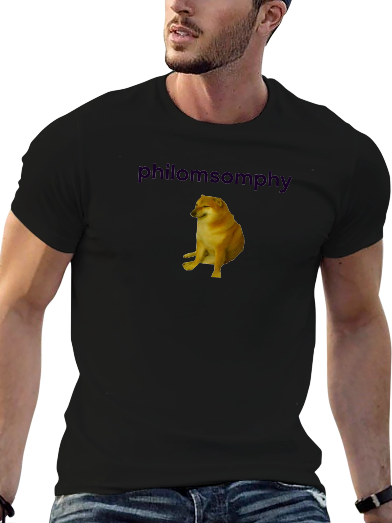 Philomsomphy Dog Meme Graphic T-Shirt