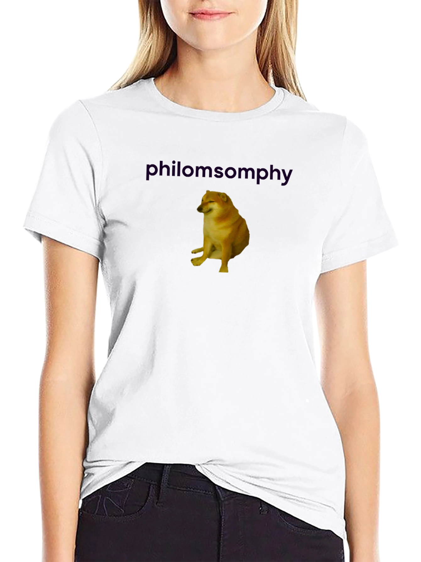 Philomsomphy Dog Meme Graphic T-Shirt