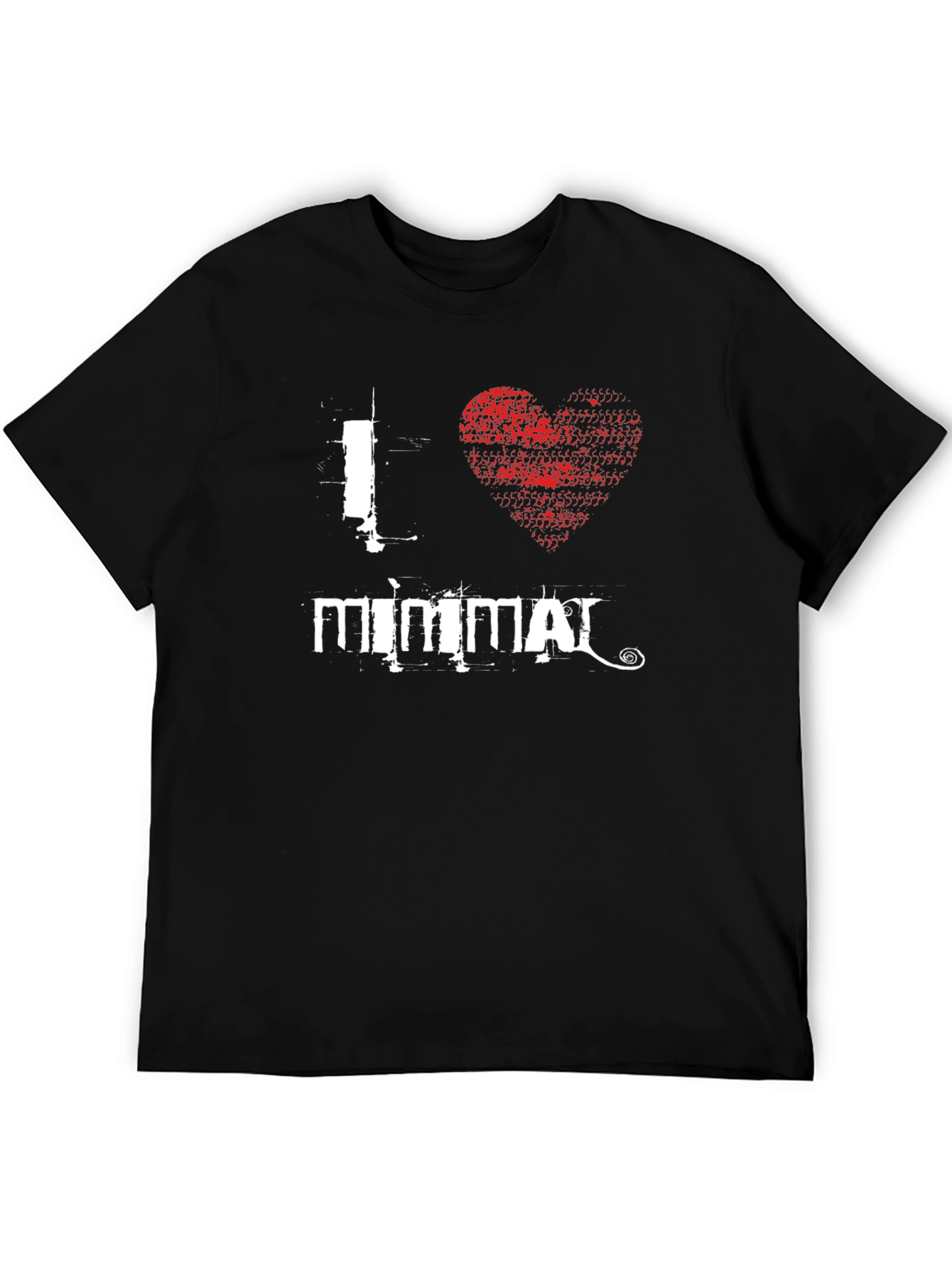 I Heart Mimmai Black Graphic Tee Shirt