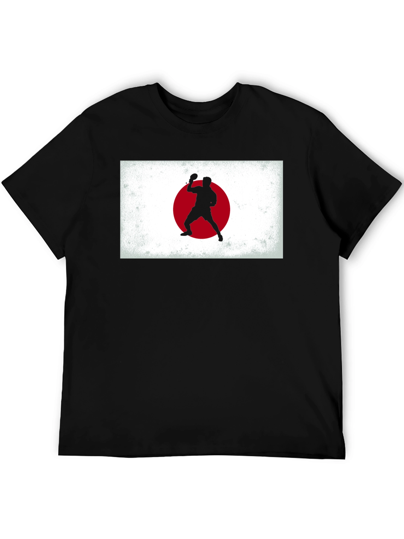 Ping Pong Japan Flag Graphic T-Shirt