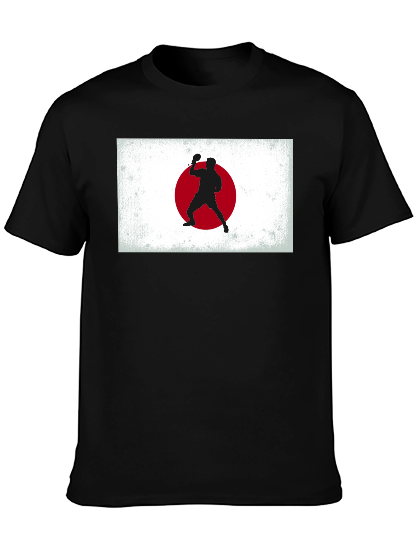 Ping Pong Japan Flag Graphic T-Shirt