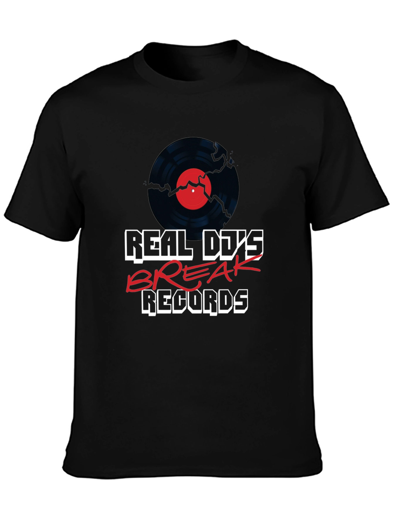 Real DJs Break Records Graphic Tee