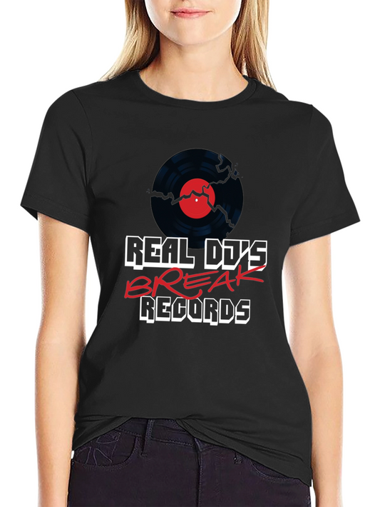 Real DJs Break Records Graphic Tee