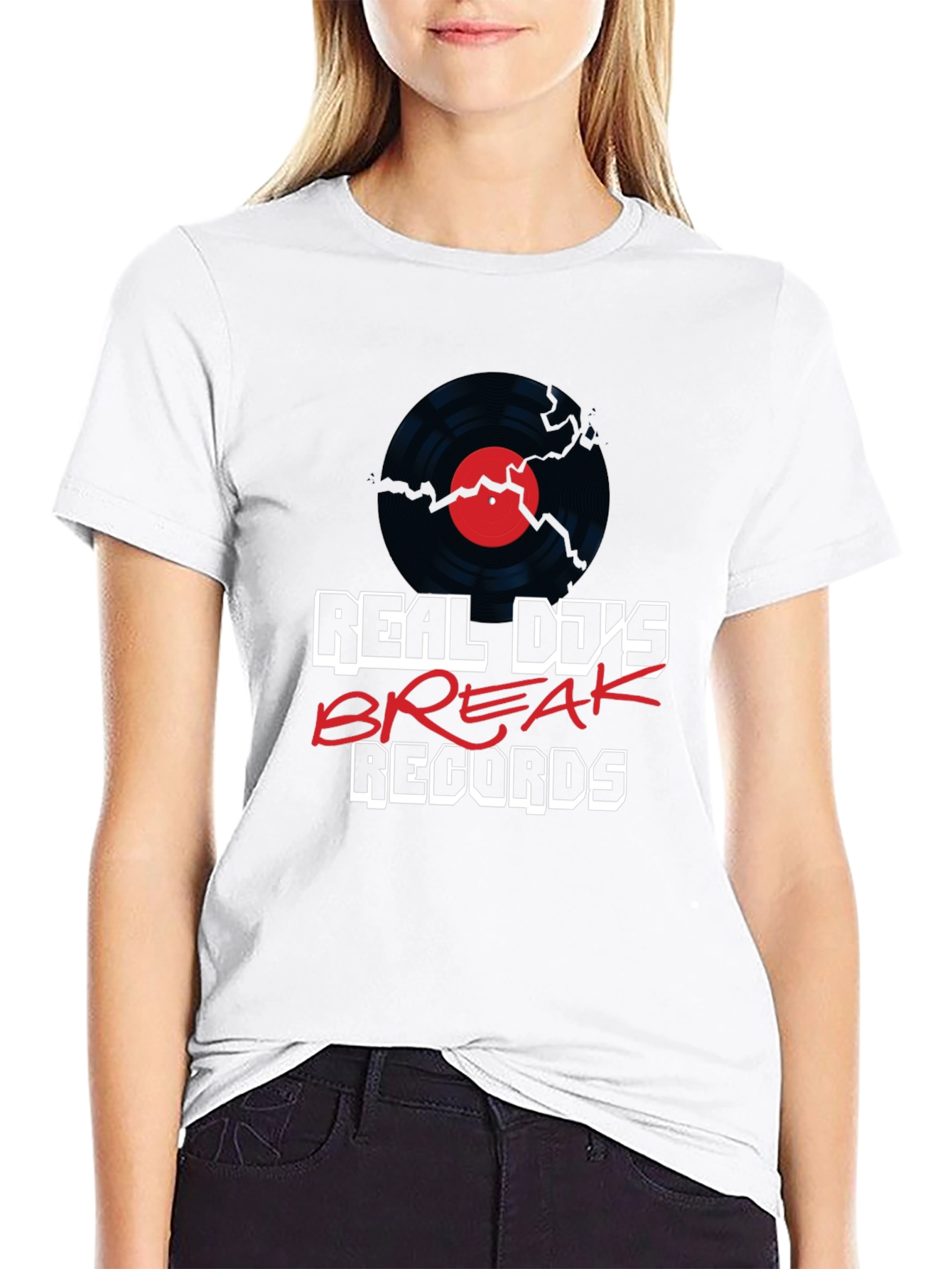 Real DJs Break Records Graphic Tee