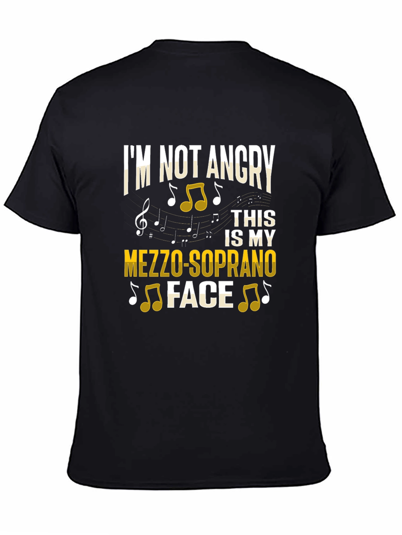 Mezzo-Soprano Face T-Shirt - Music Lover Gift