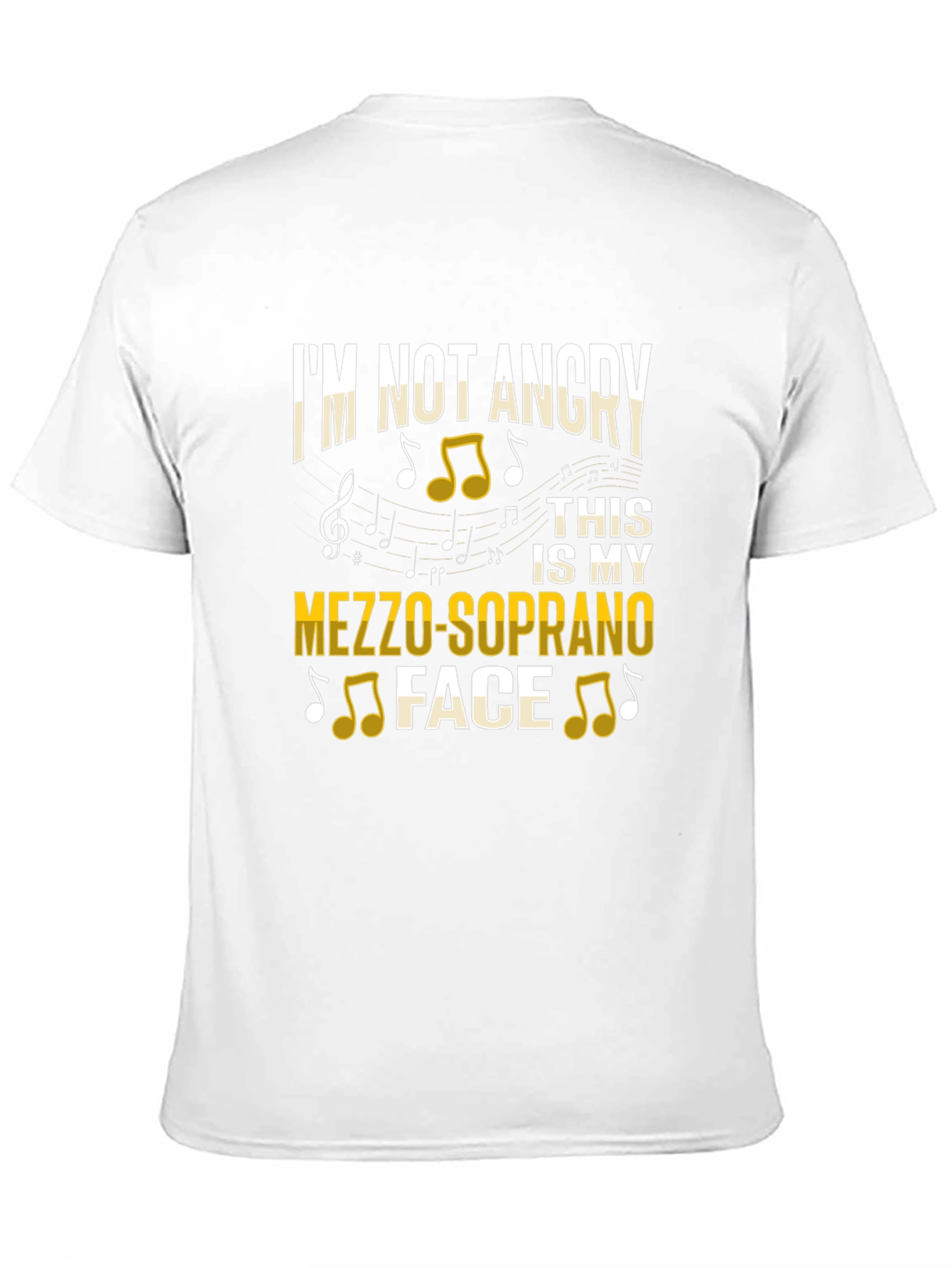 Mezzo-Soprano Face T-Shirt - Music Lover Gift