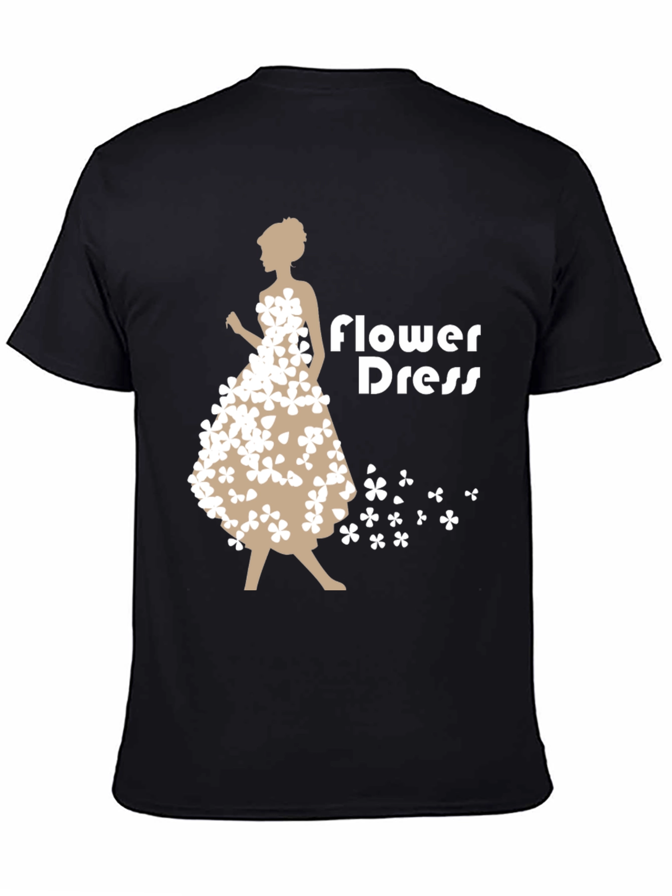 Flower Dress Graphic T-Shirt