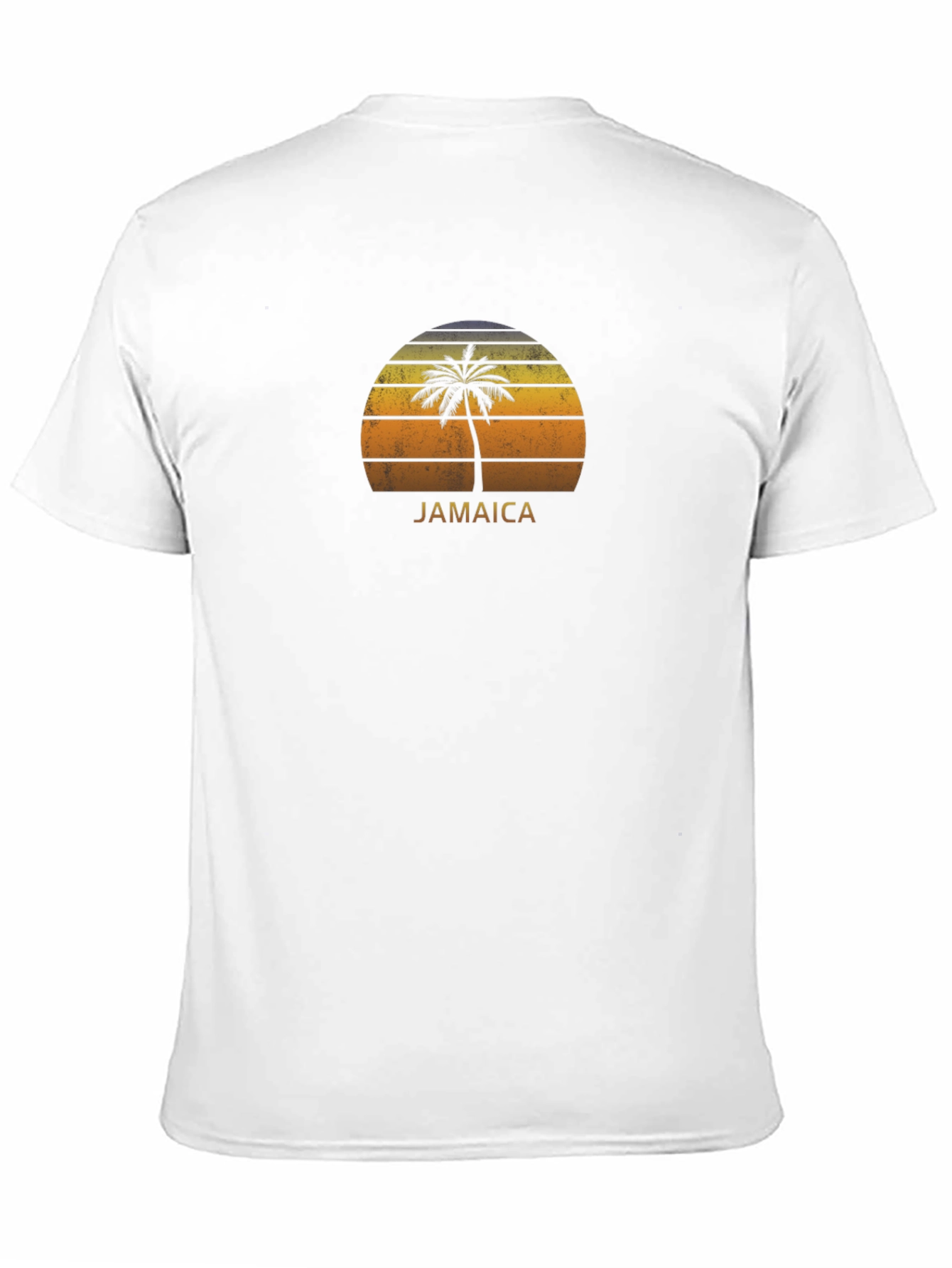 Jamaica Palm Tree Sunset Graphic T-Shirt