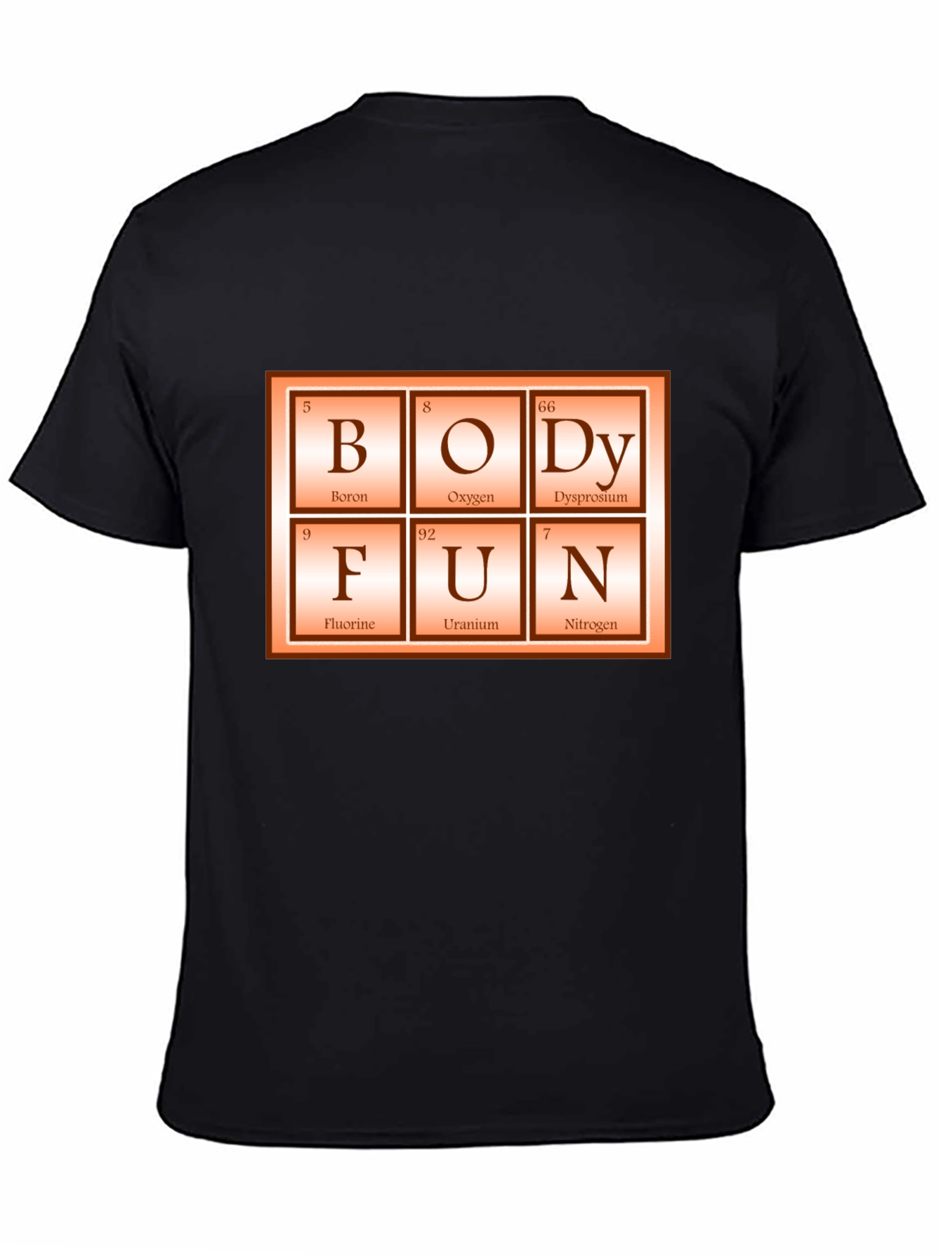 Periodic Table Body Fun Graphic Tee