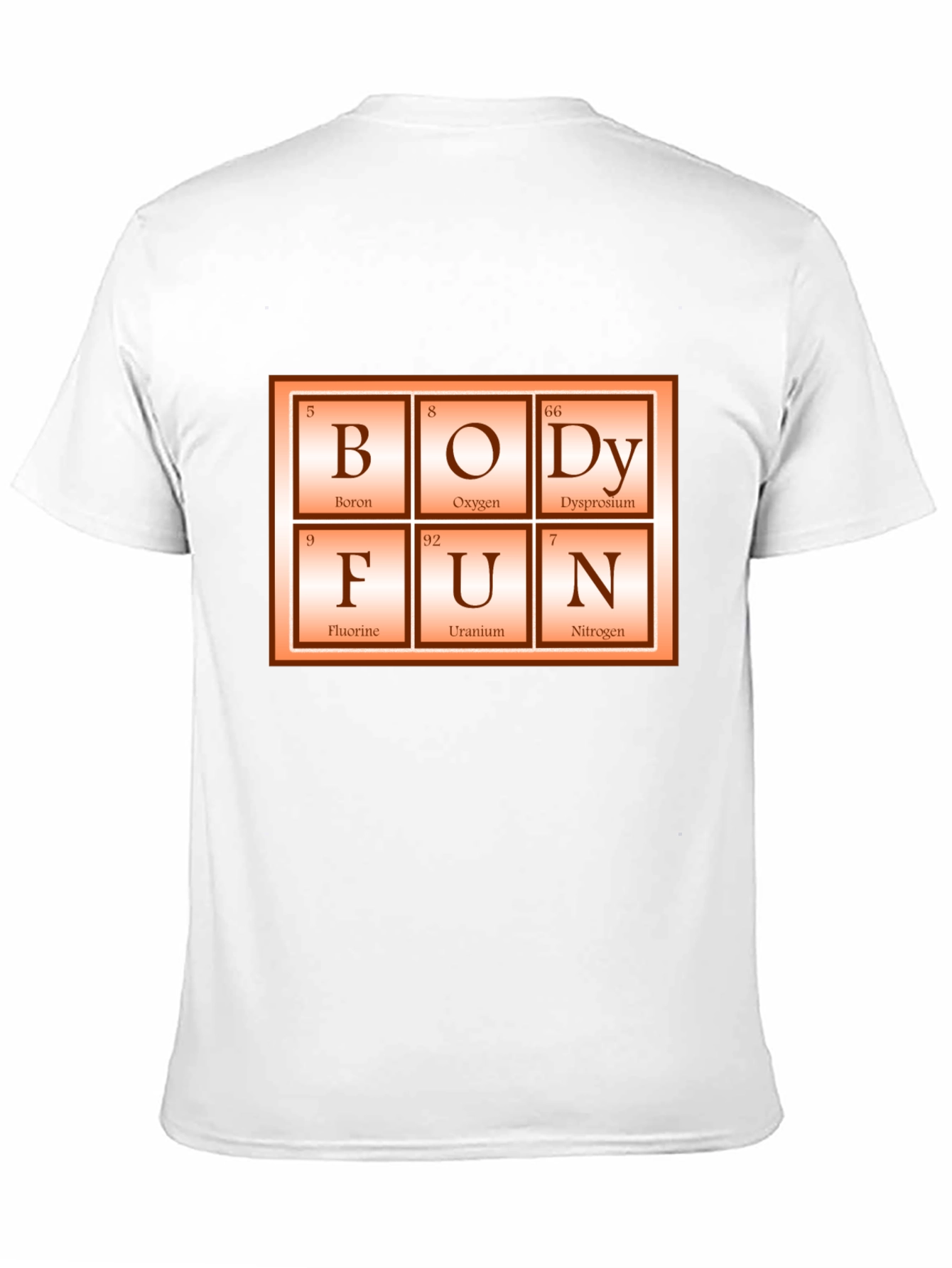 Periodic Table Body Fun Graphic Tee