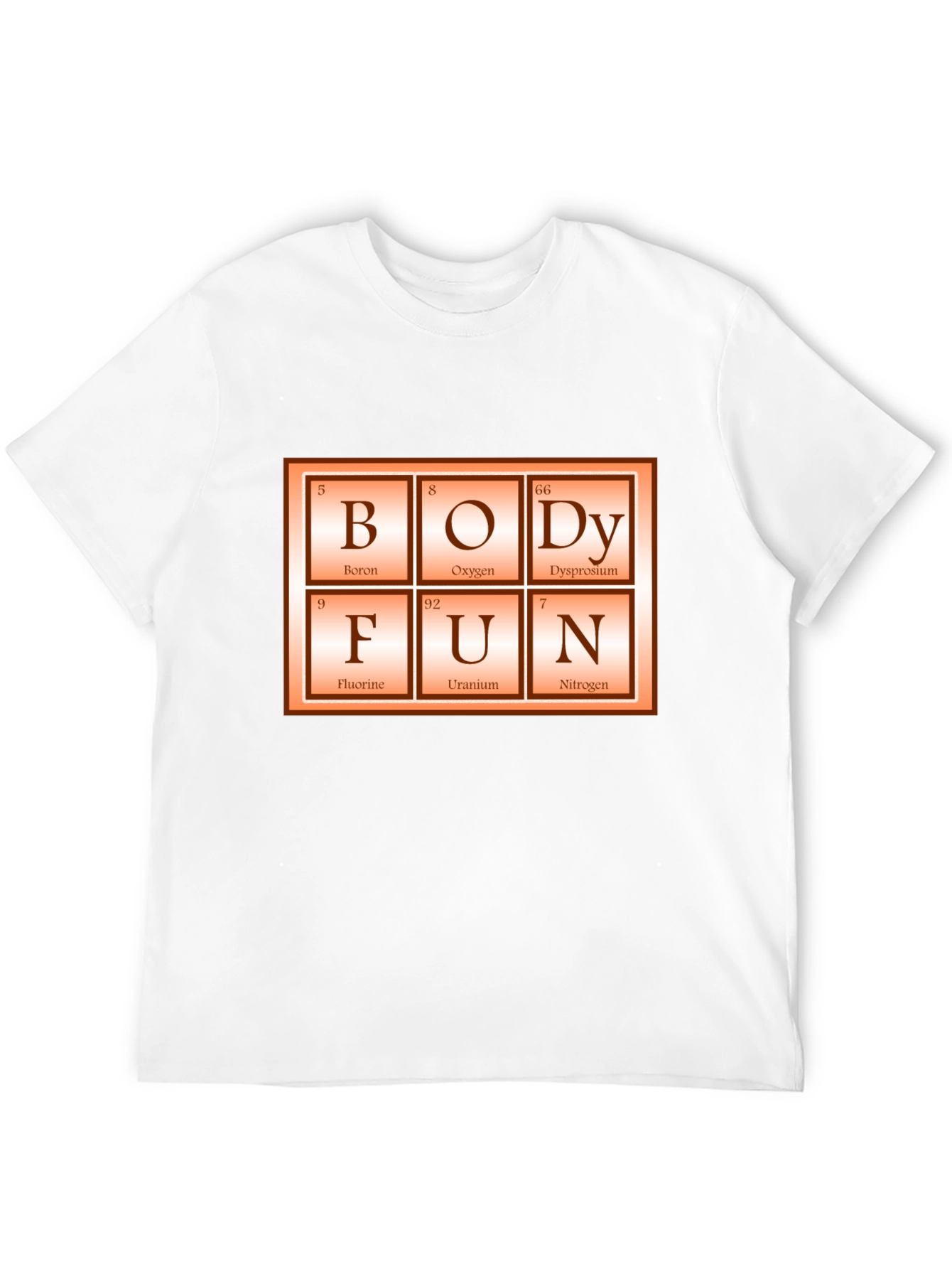 Periodic Table Body Fun Graphic Tee