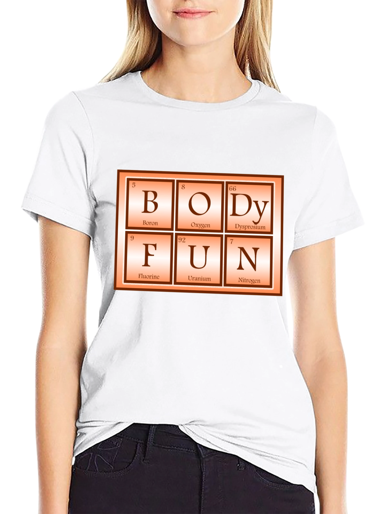 Periodic Table Body Fun Graphic Tee