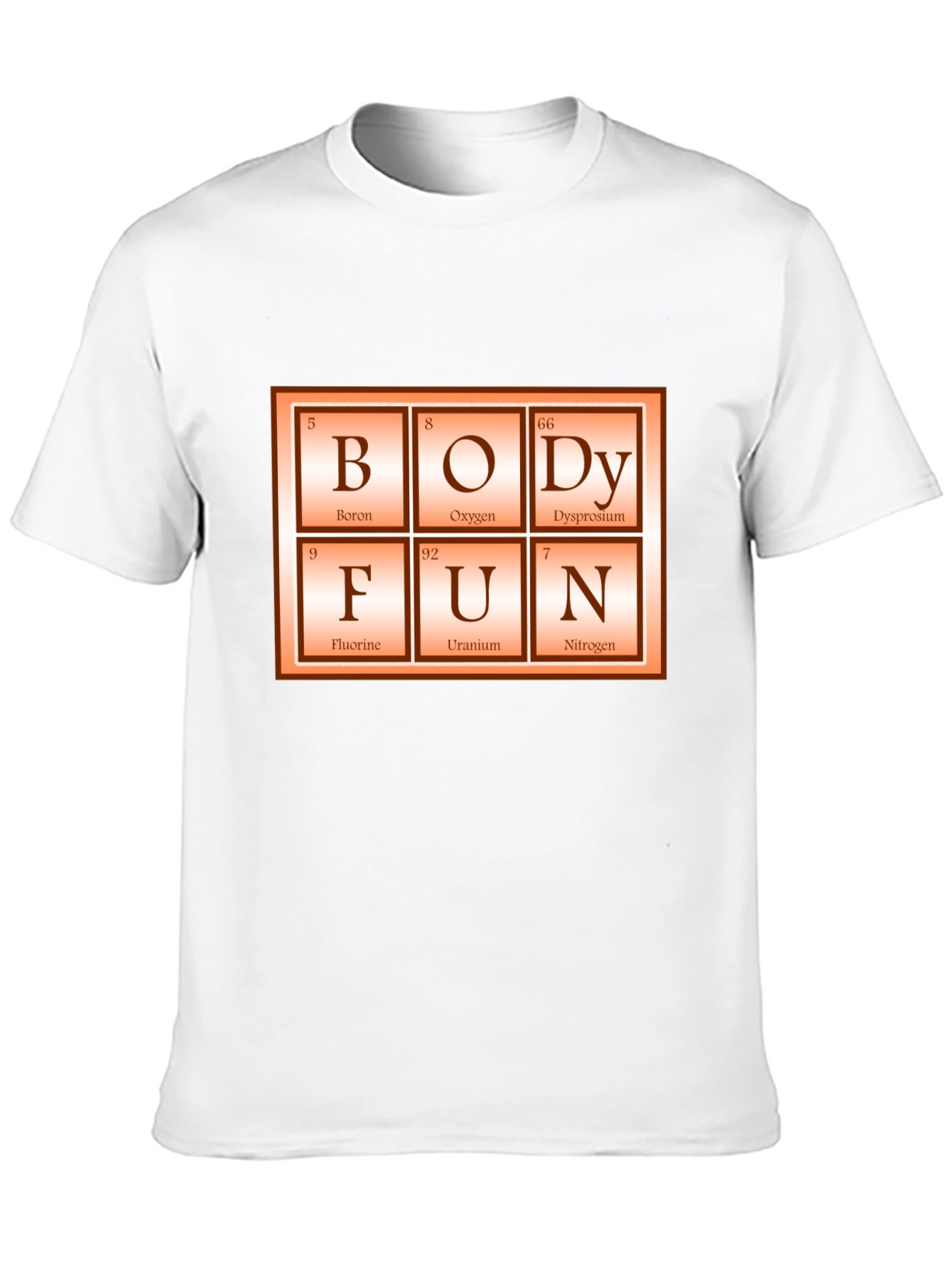 Periodic Table Body Fun Graphic Tee
