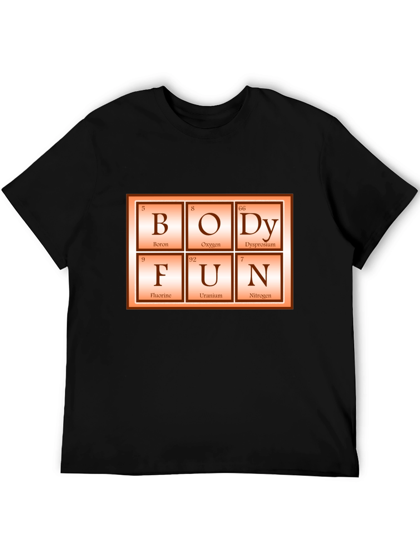 Periodic Table Body Fun Graphic Tee